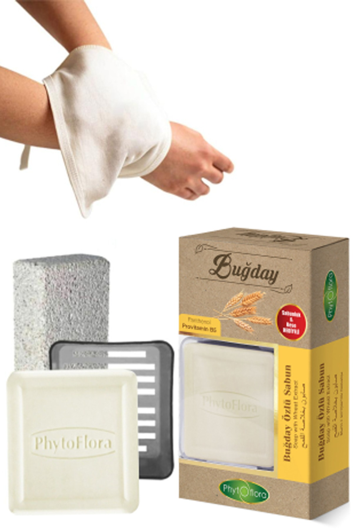 Buğday Sabunu Ve Banyo Kesesi, Katı Sabunluk