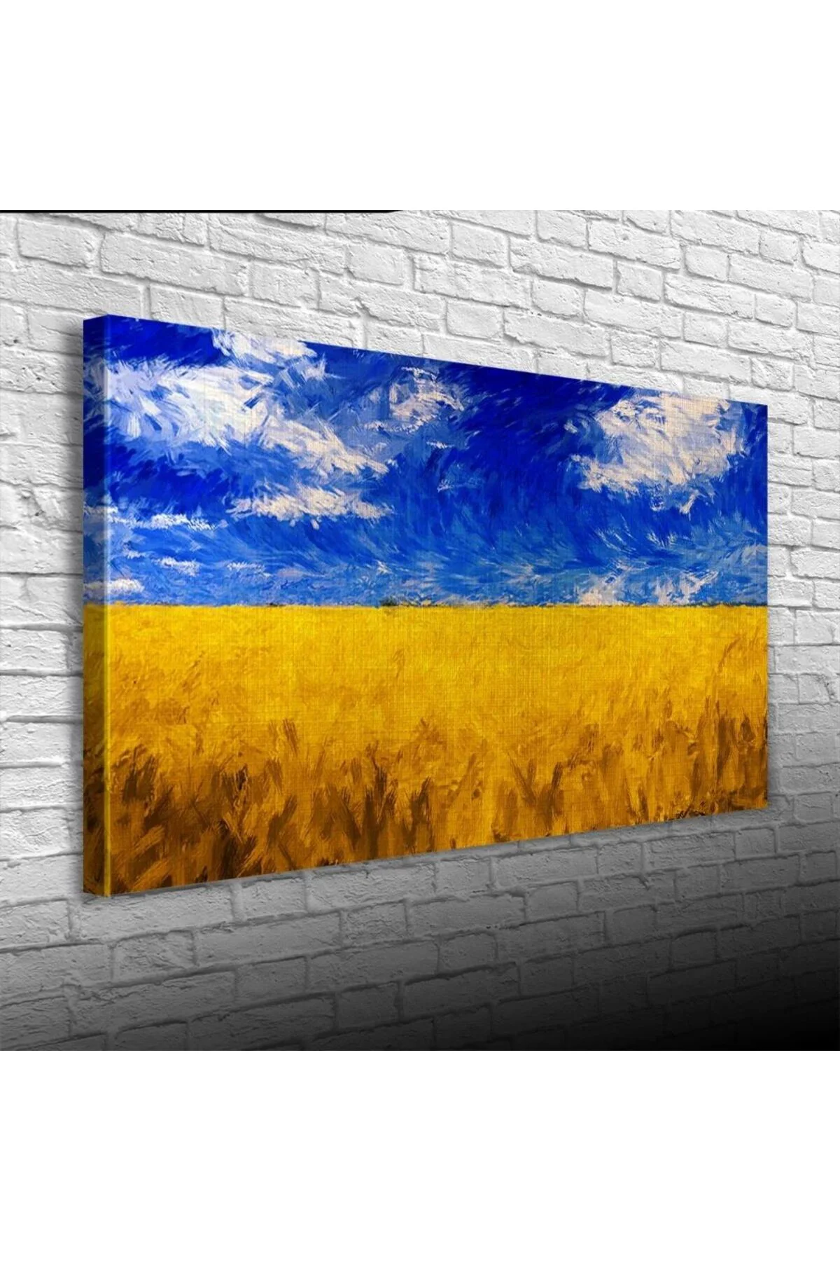 Buğday Tarlası ve Mavi Gökyüzü Kanvas Tablo 60 x 120 Fiyatı, Yorumları ve Özellikleri