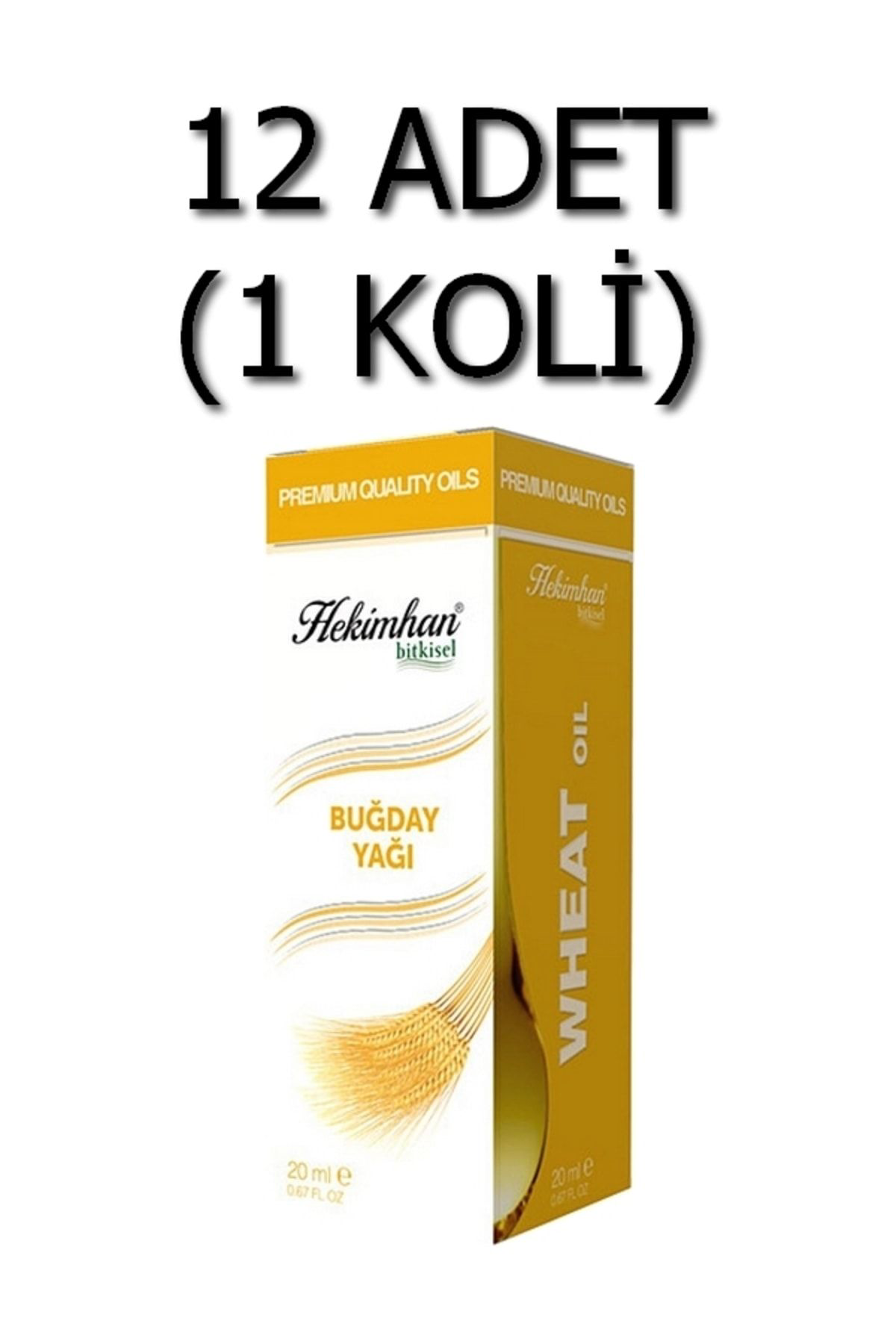 Hekimhan Buğday Yaği 20 Ml 12 Adet (1 Koli)