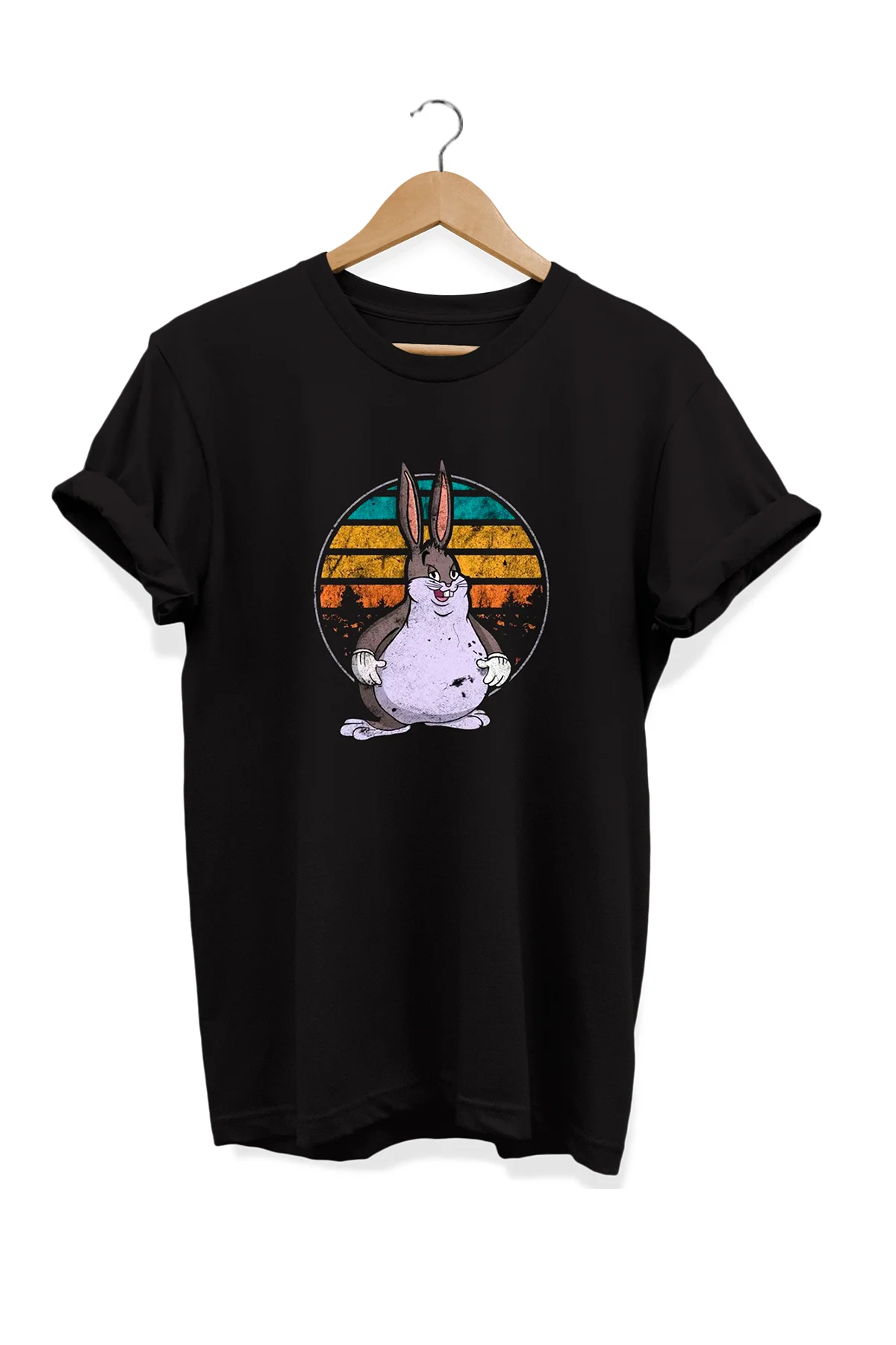 Buggs Bunny Baskılı %100 Pamuk (oversize) Büyük Beden T-shirt