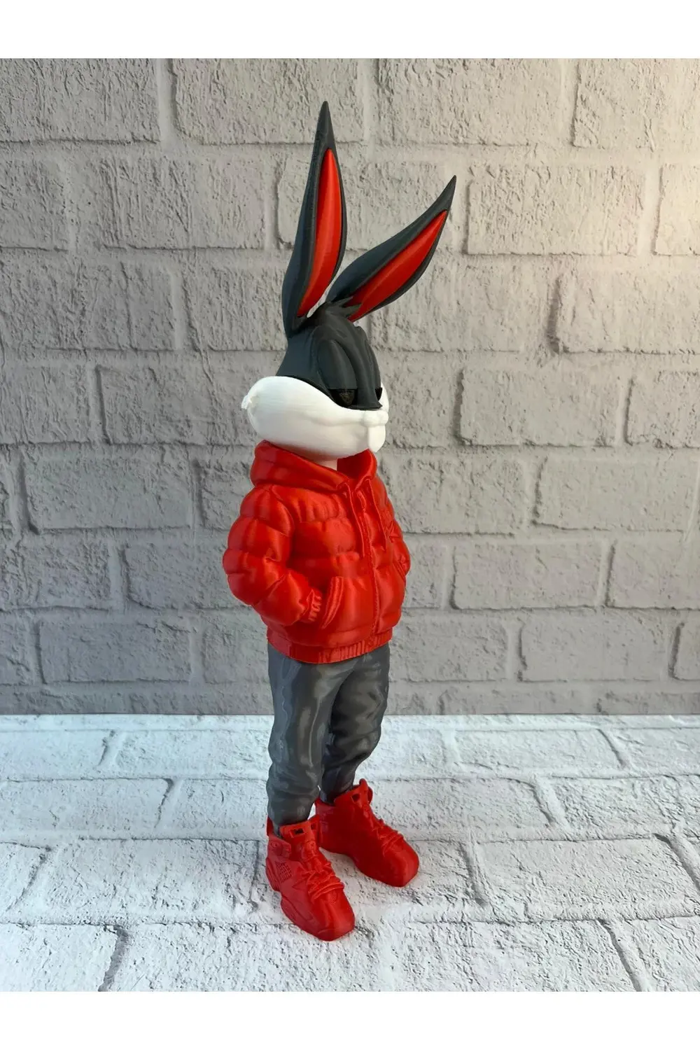 Bugs Bunny Büyük Boy Figür 10×34 cm Salon Dekoru Bugs Bunny Büyük Boy Figür 10×34 cm Salon Dekoru