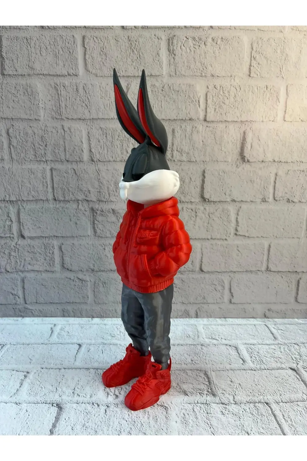 Bugs Bunny Büyük Boy Figür 10×34 cm Salon Dekoru Bugs Bunny Büyük Boy Figür 10×34 cm Salon Dekoru