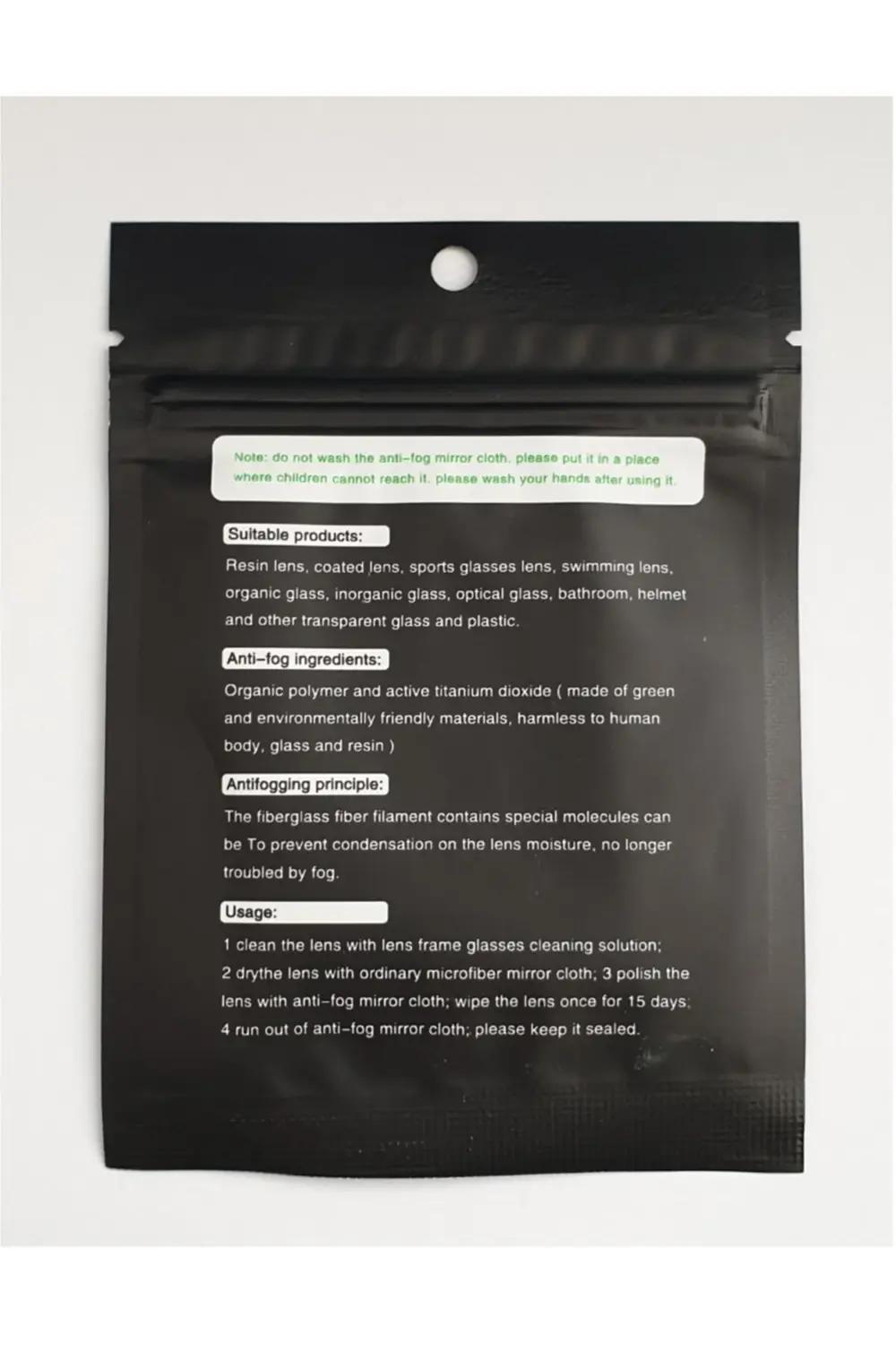 Buğu Önleyici,antifog Mikrofiber Gözlük Bezi