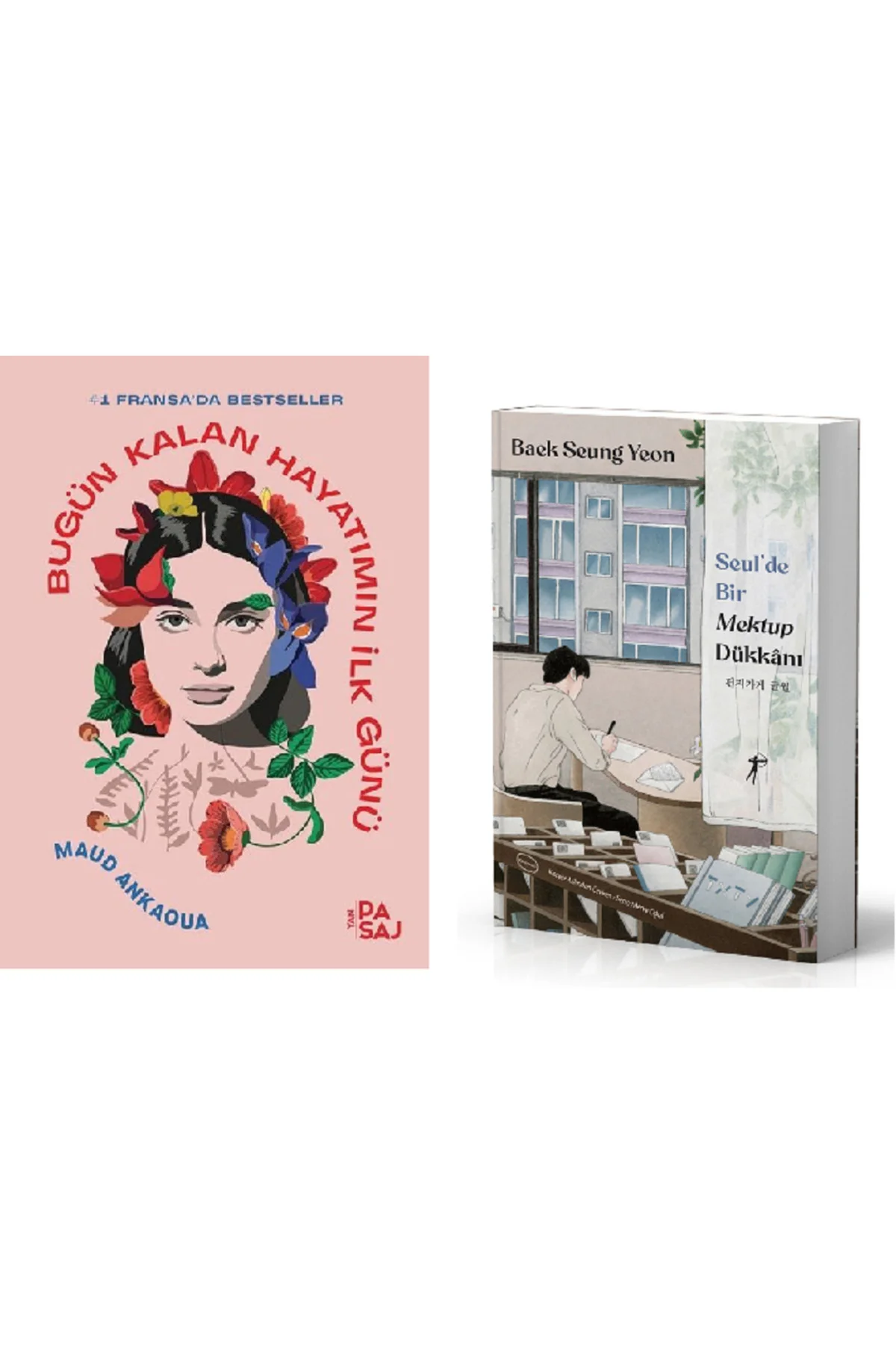 Bugün Kalan Hayatımın İlk Günü + Seul'de Bir Mektup Dükkânı 2 Kit