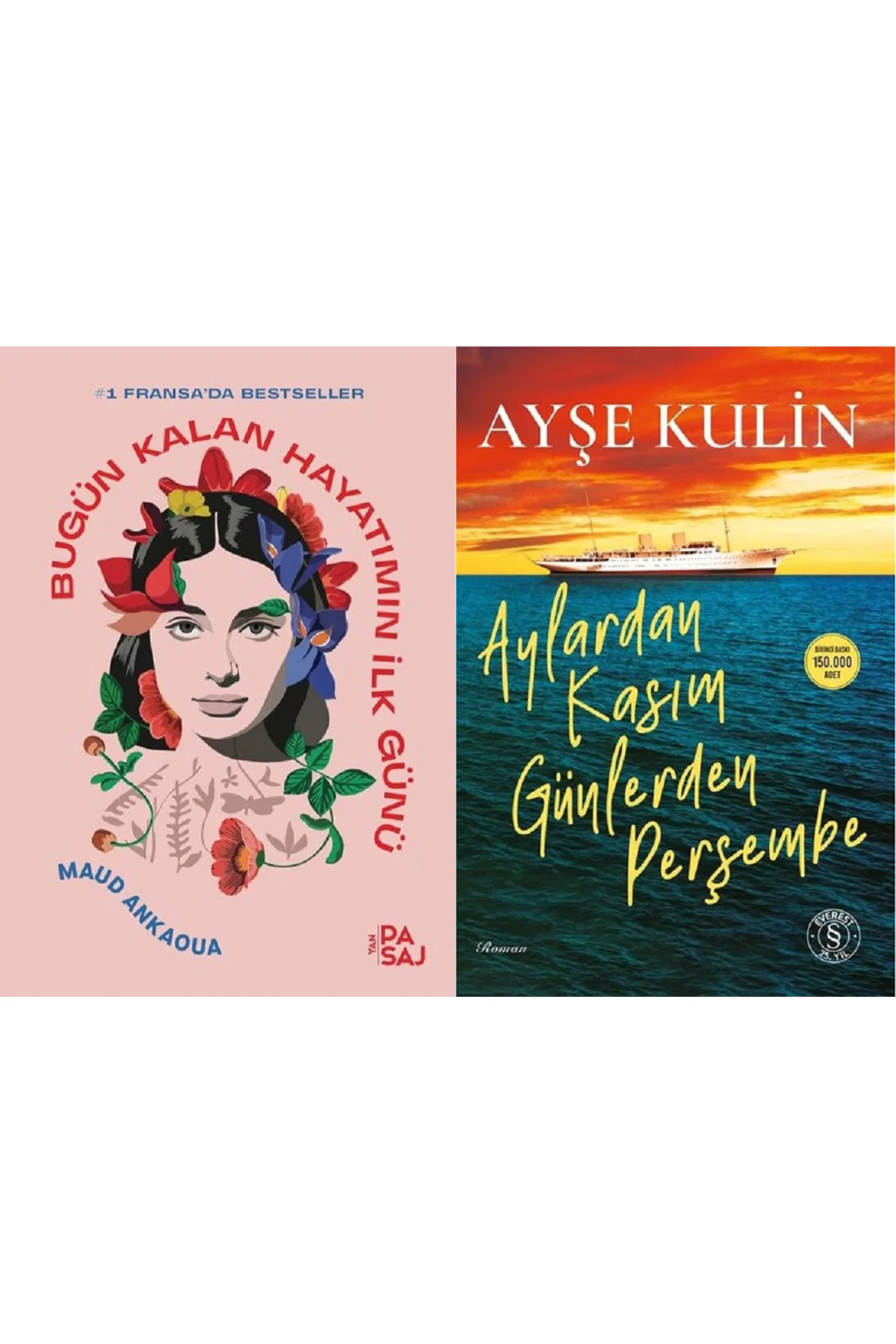 Bugün Kalan Hayatımın İlk Günü + Aylardan Kasım Günlerden Perşembe 2 Kitap Set