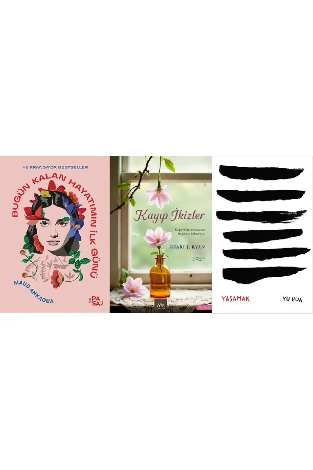 Bugün Kalan Hayatımın İlk Günü + Kayıp İkizler + Yaşamak 3 Kitap 