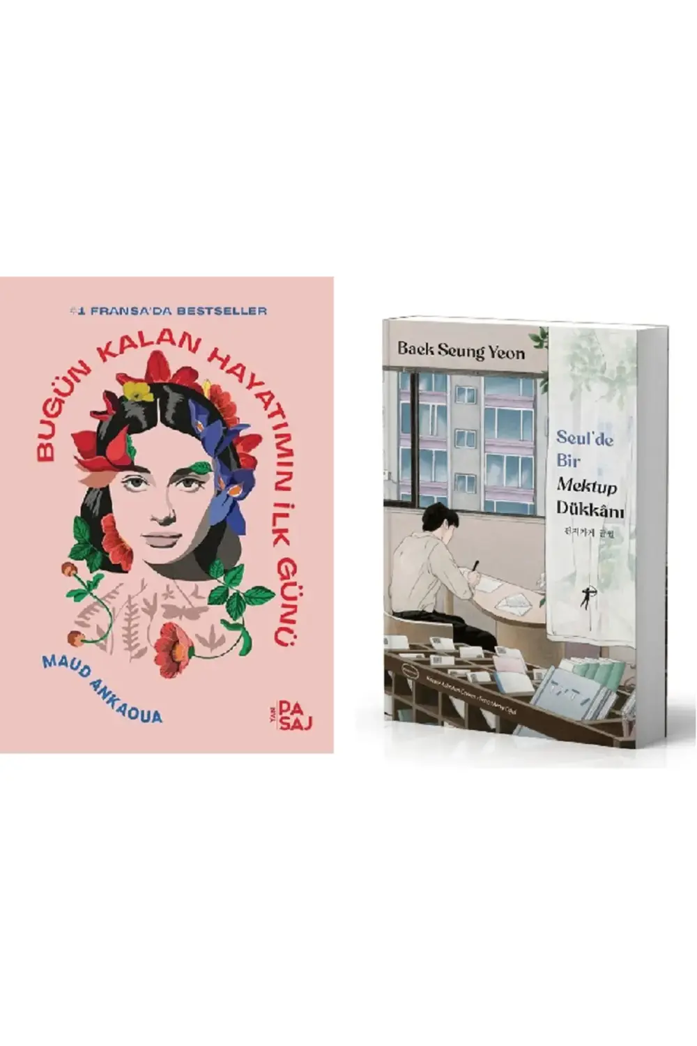 Bugün Kalan Hayatımın İlk Günü + Seul'de Bir Mektup Dükkânı 2 Kit