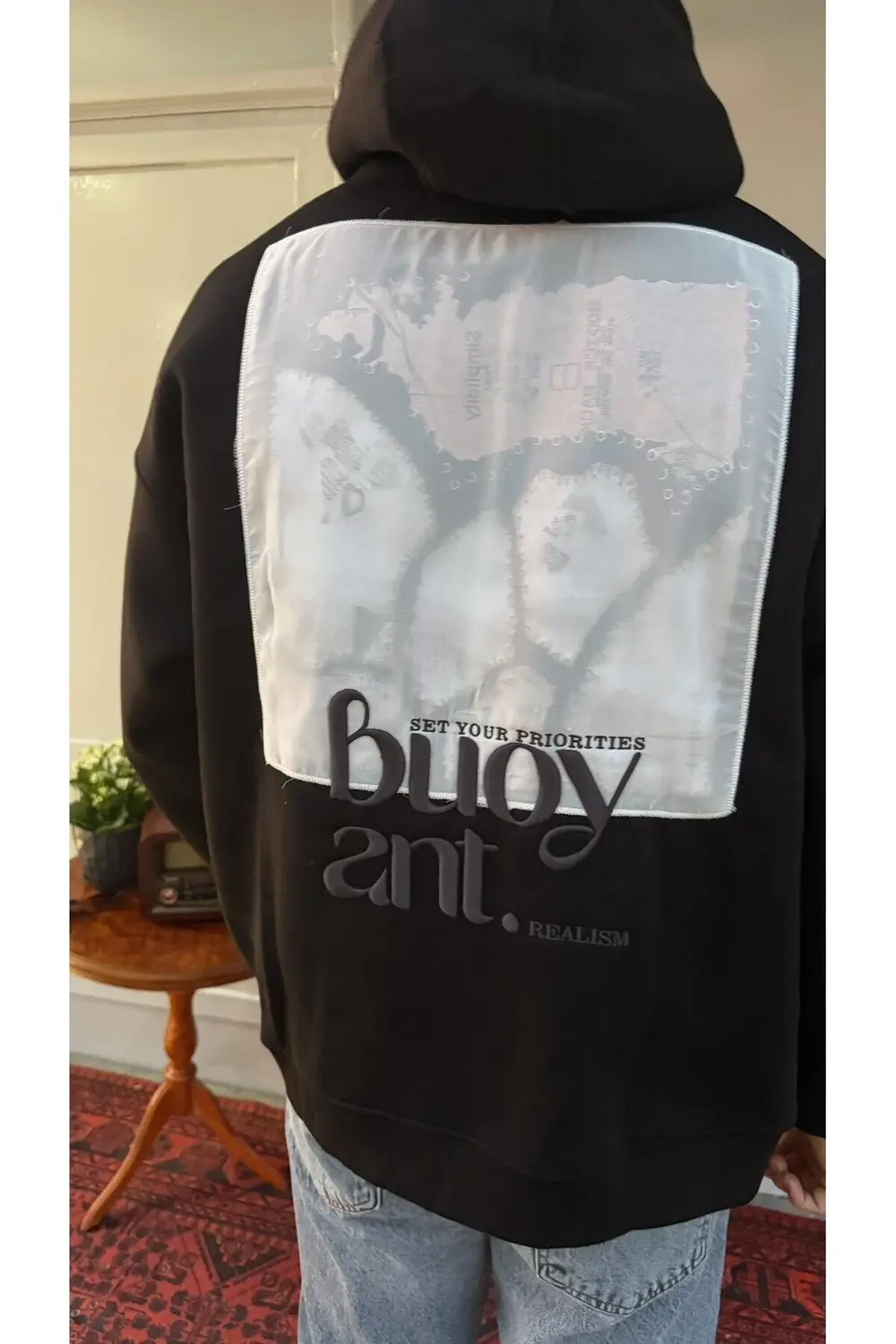 Bugy Sırt Baskılı Sweatshirt