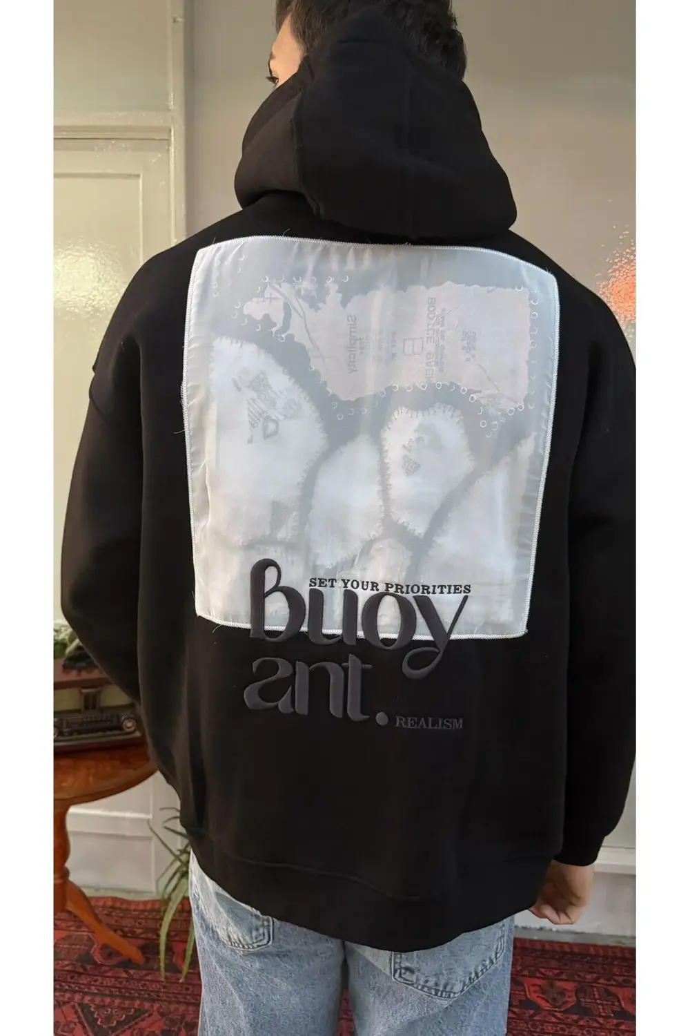 Bugy Sırt Baskılı Sweatshirt