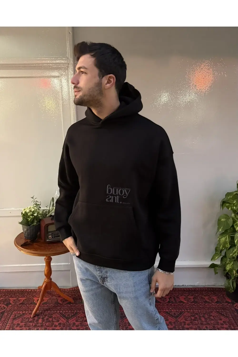 Bugy Sırt Baskılı Sweatshirt