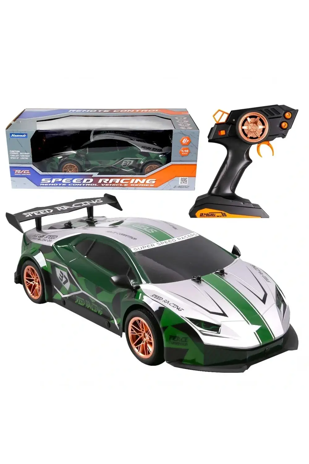 BUĞZ 1:10 Kumandalı Speed Racing Şarjlı Araba