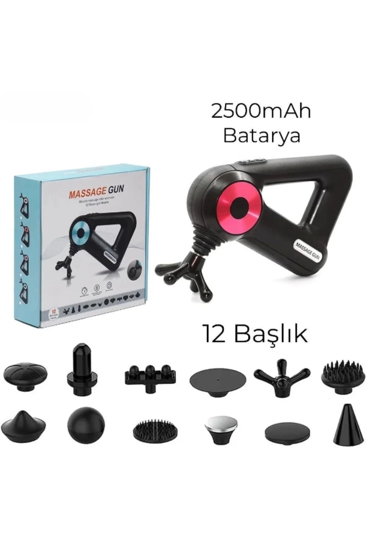Buğz 12 Başlıklı Masaj Aleti