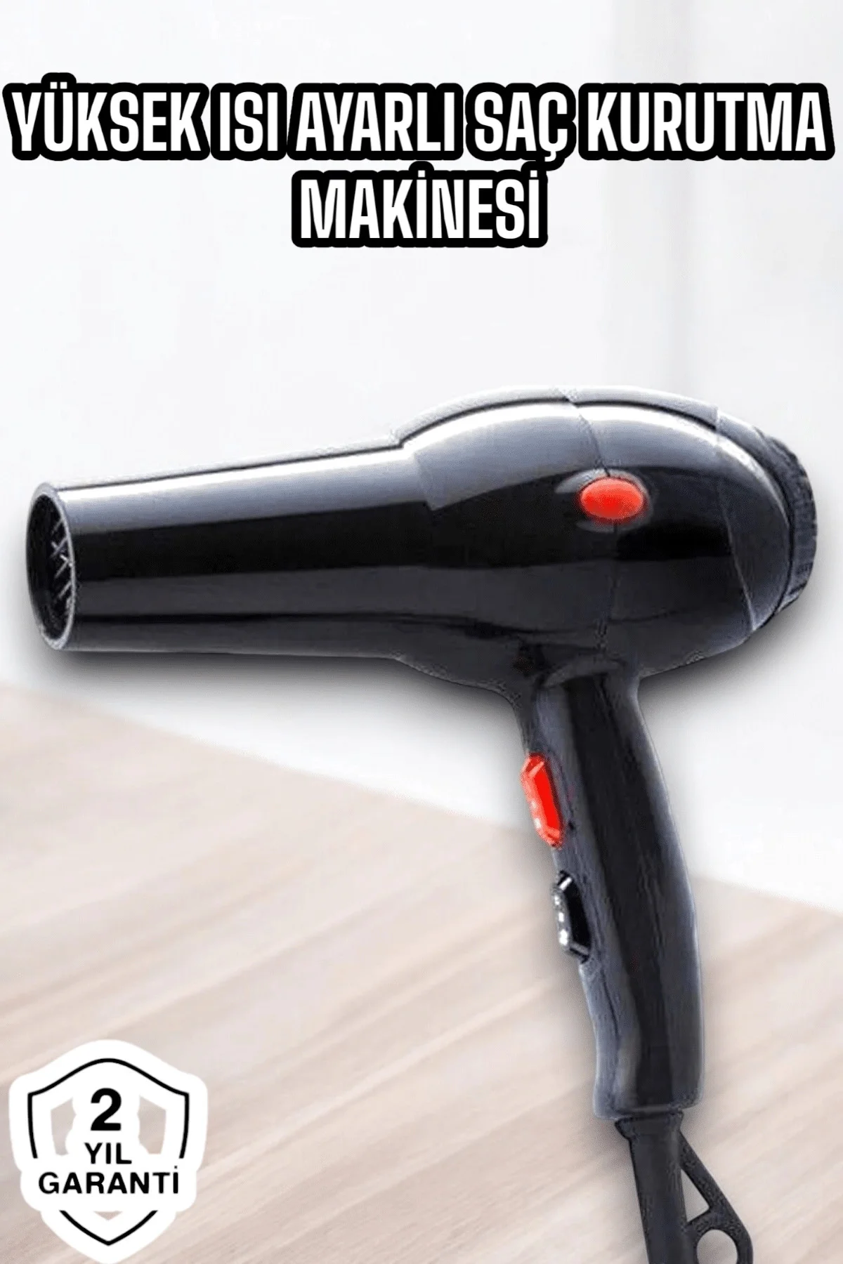 Buğz 2200 Watt Profesyonel Saç Kurutma Makinesi Güçlü Ve Dayanıkl