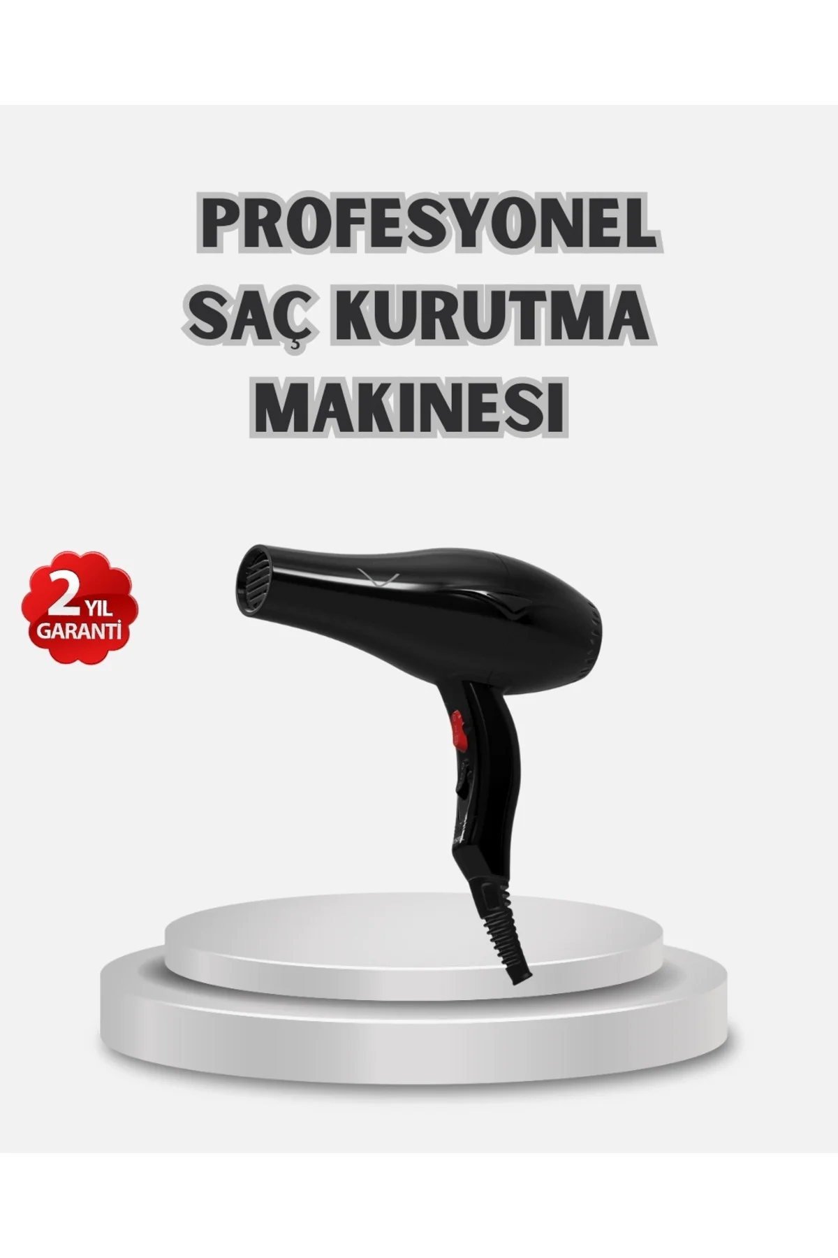 Buğz 2200W Ac Motor Saç Kurutma Makinesi Hafif Ve Dayanıklı Tasar