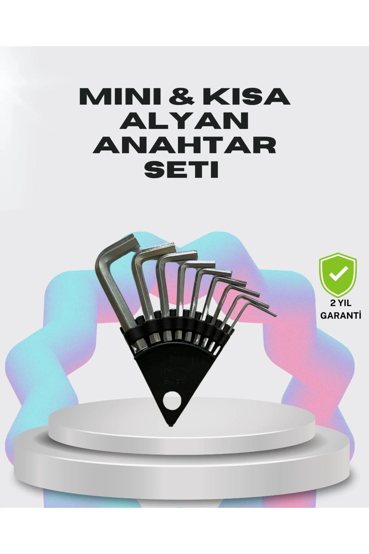 Buğz 9 Parça Kısa Tip Alyan Seti Isıl İşlemli Profesyonel Kullanım