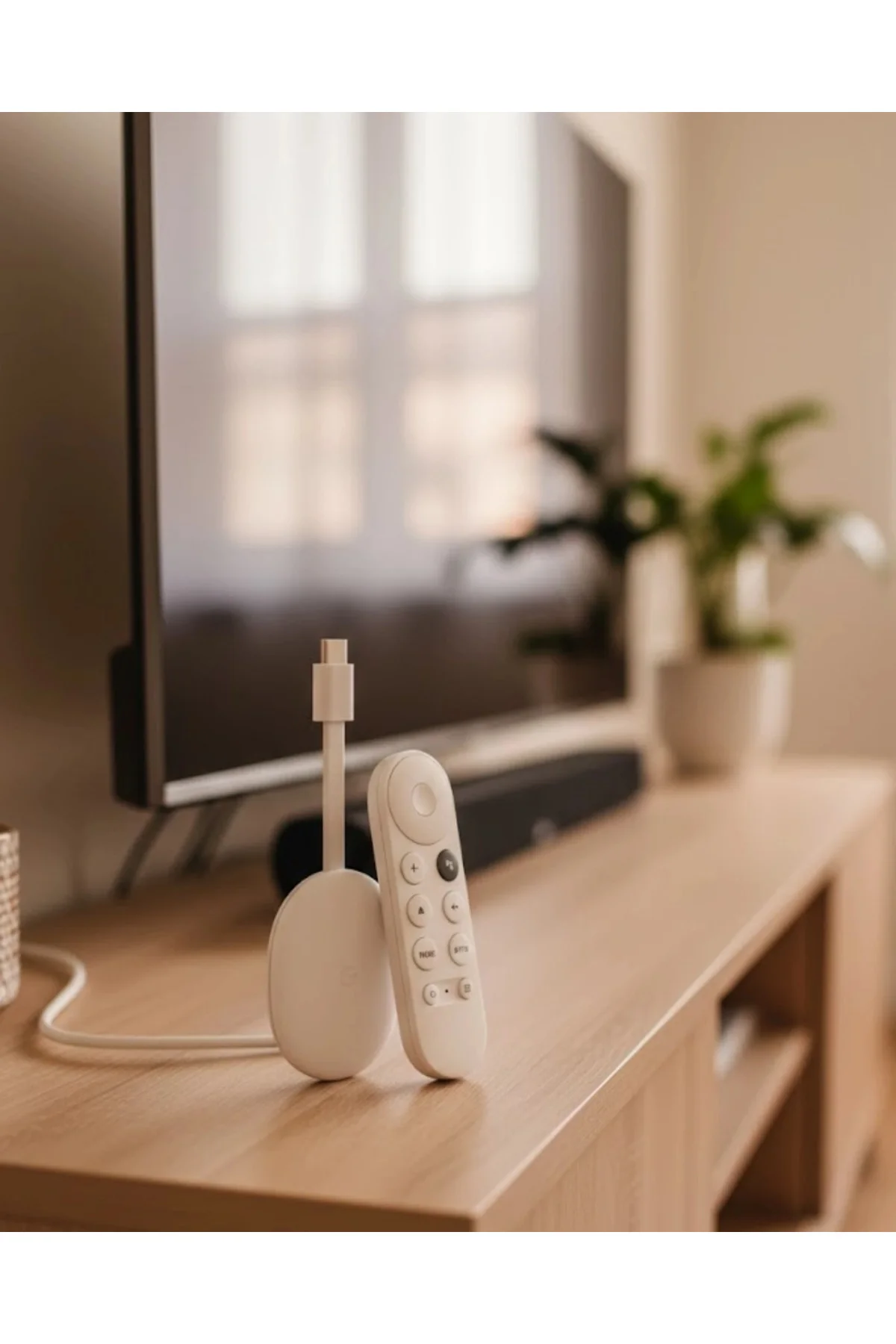 Buğz Akıllı Tv Yayın Cihazı 4K Görüntü Destekli Kablosuz Medya Ak