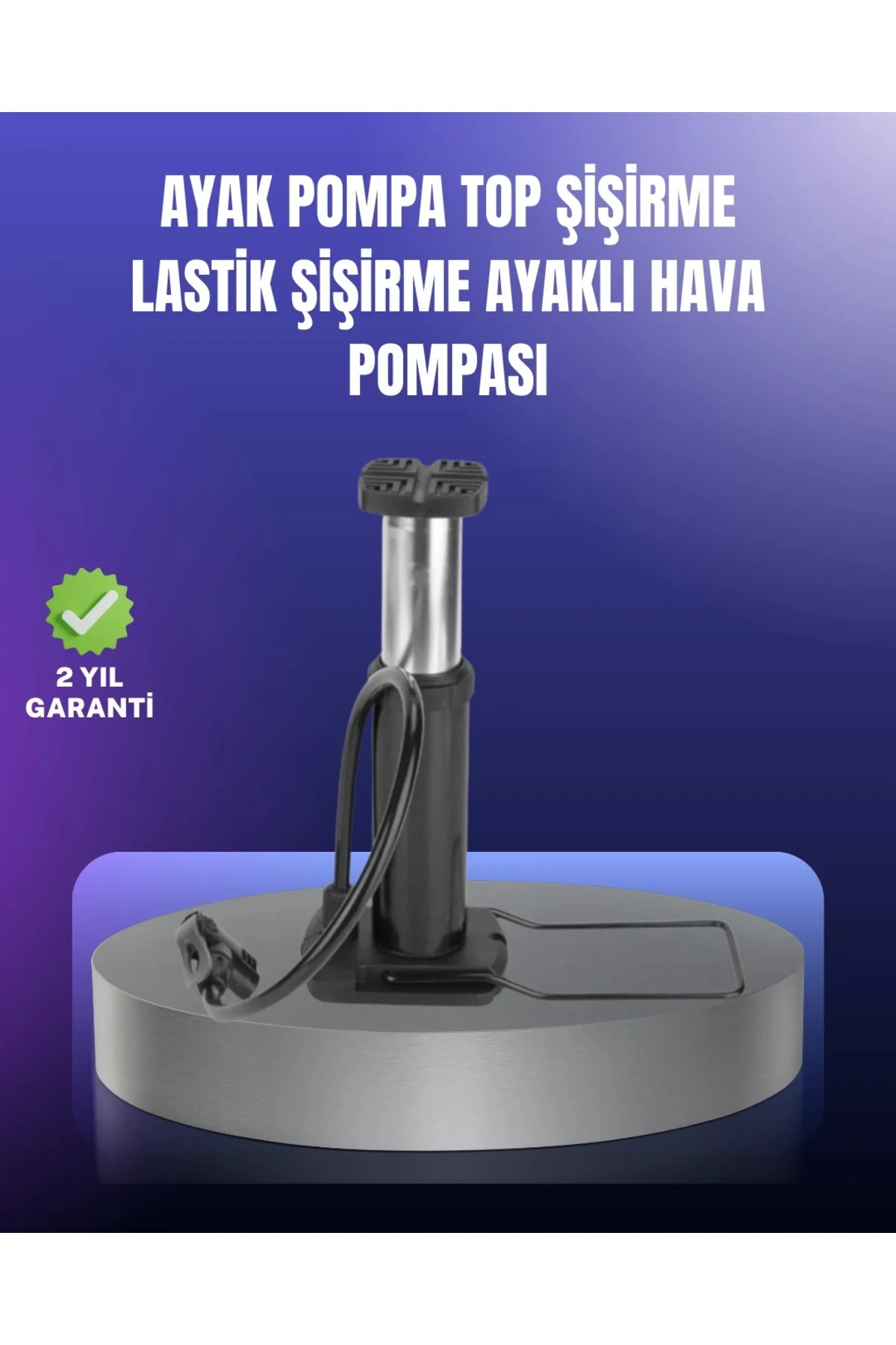 Buğz Ayak Pompası Otomobil Motosiklet Bisiklet Lastik Şişirme