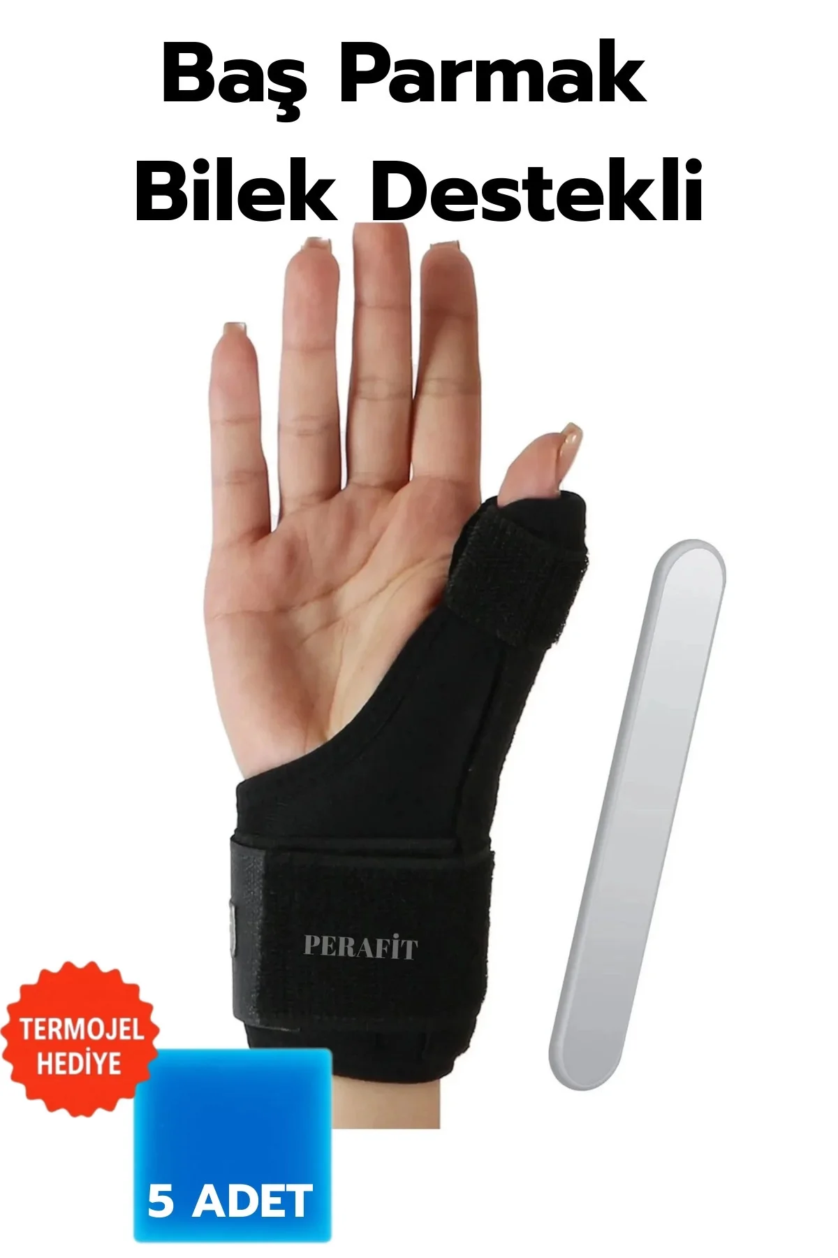 Buğz Baş Parmak Ve Bilek Destekli El Bilekliği Metal Atel De Quar