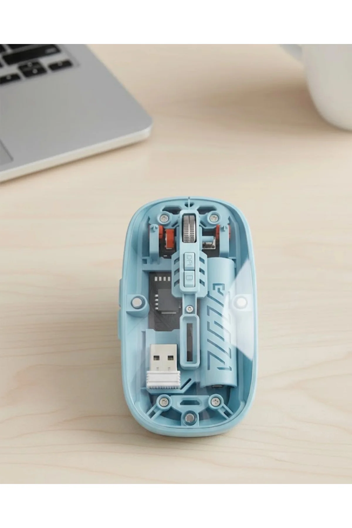 Buğz Bluetooth 5.2 Ve 2.4G Usb Kablosuz Mouse Pilli Tasarım