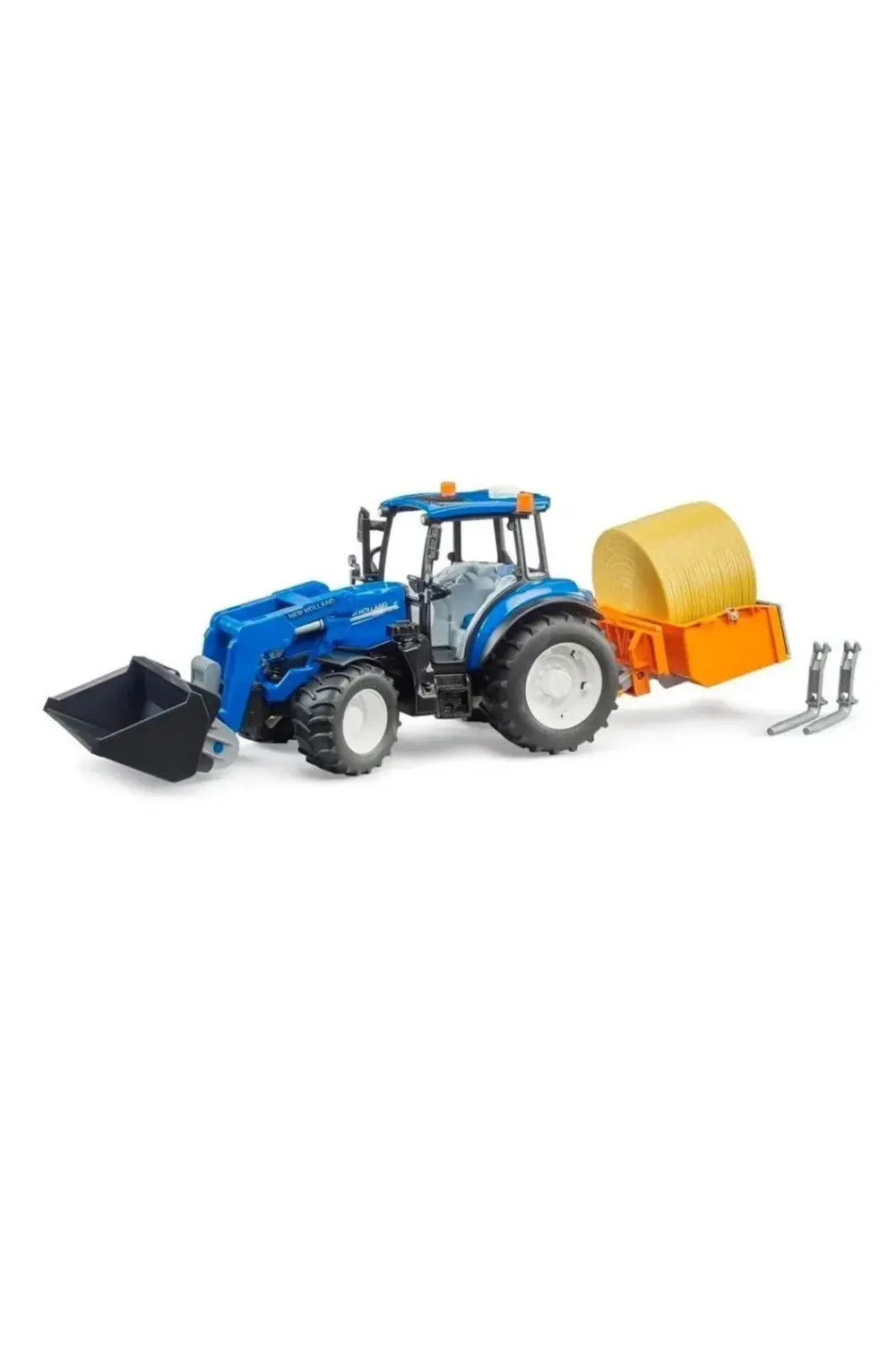 BUĞZ Bruder New Holland T5 120 Kepçeli Ataşman Setli