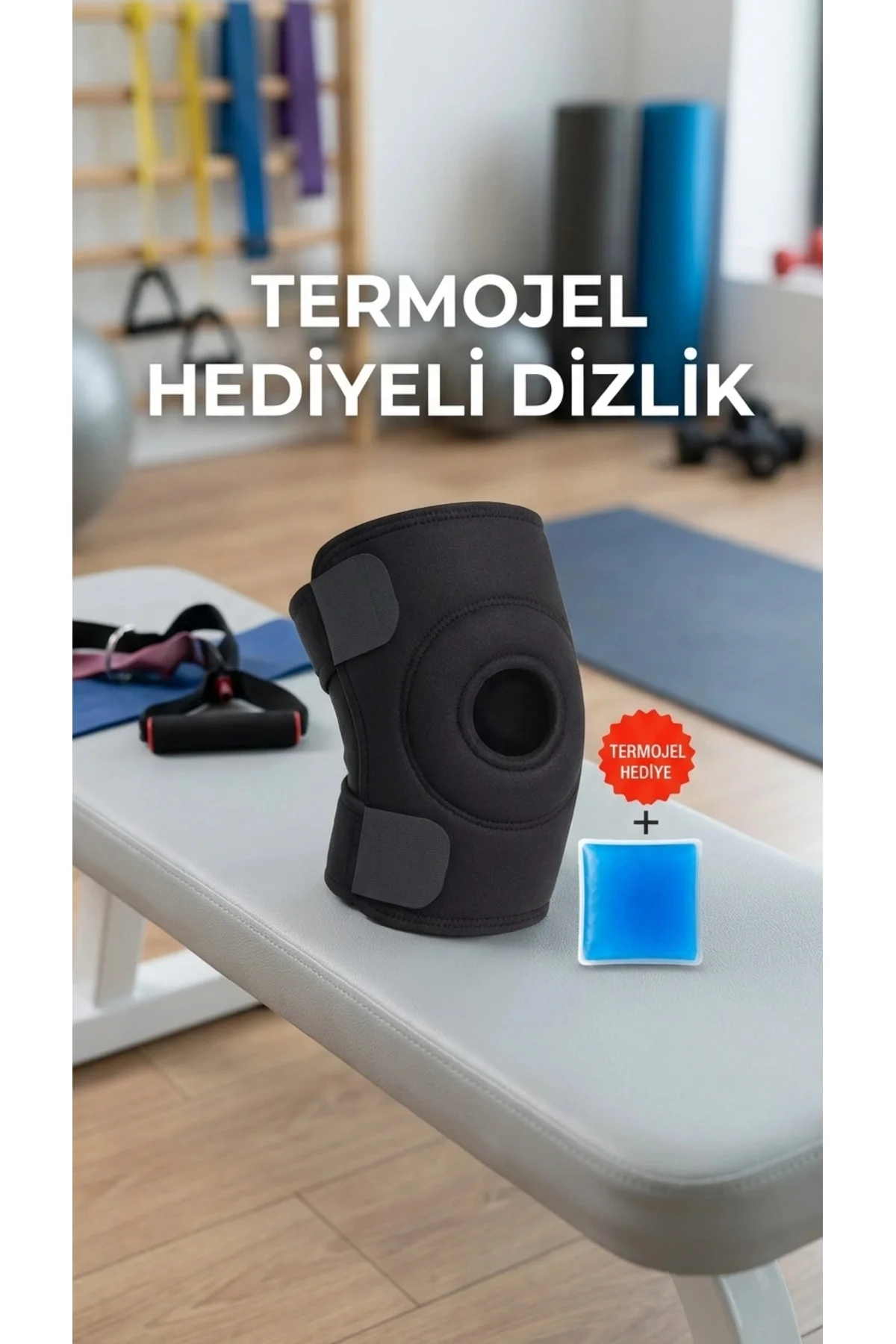 Buğz Çapraz Bağ Destekli Diz Korsesi Menisküs Sporcu Kullanımı Te