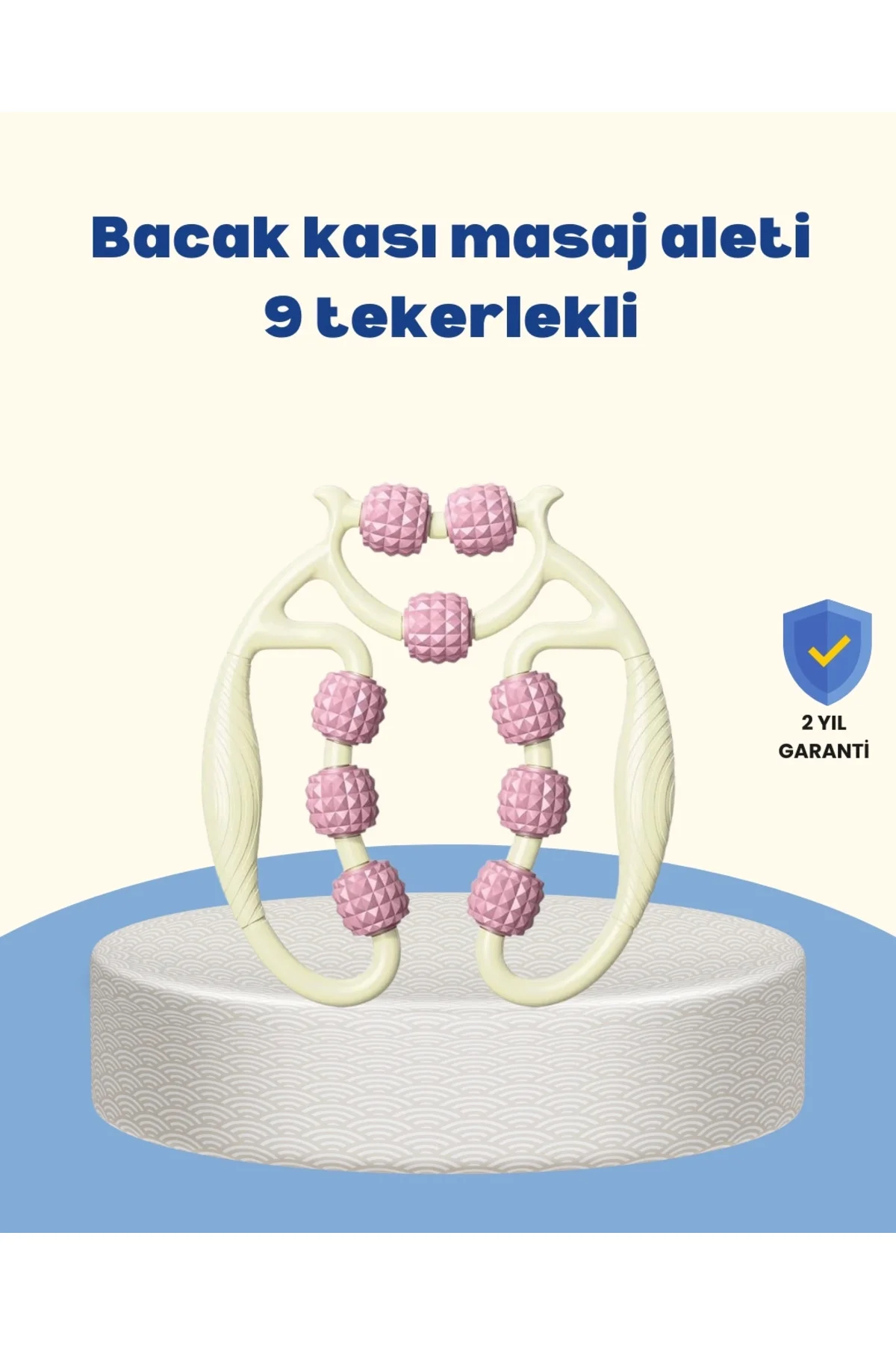 Buğz Dayanıklı Plastik Kas Masaj Rulosu Selülit Karşıtı