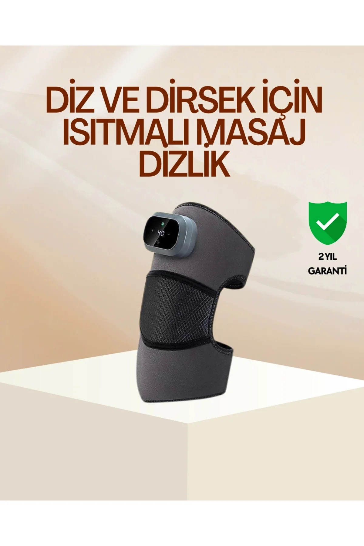 Buğz Diz Ve Dirsek İçin Isıtmalı Masaj Dizlik Aparatı