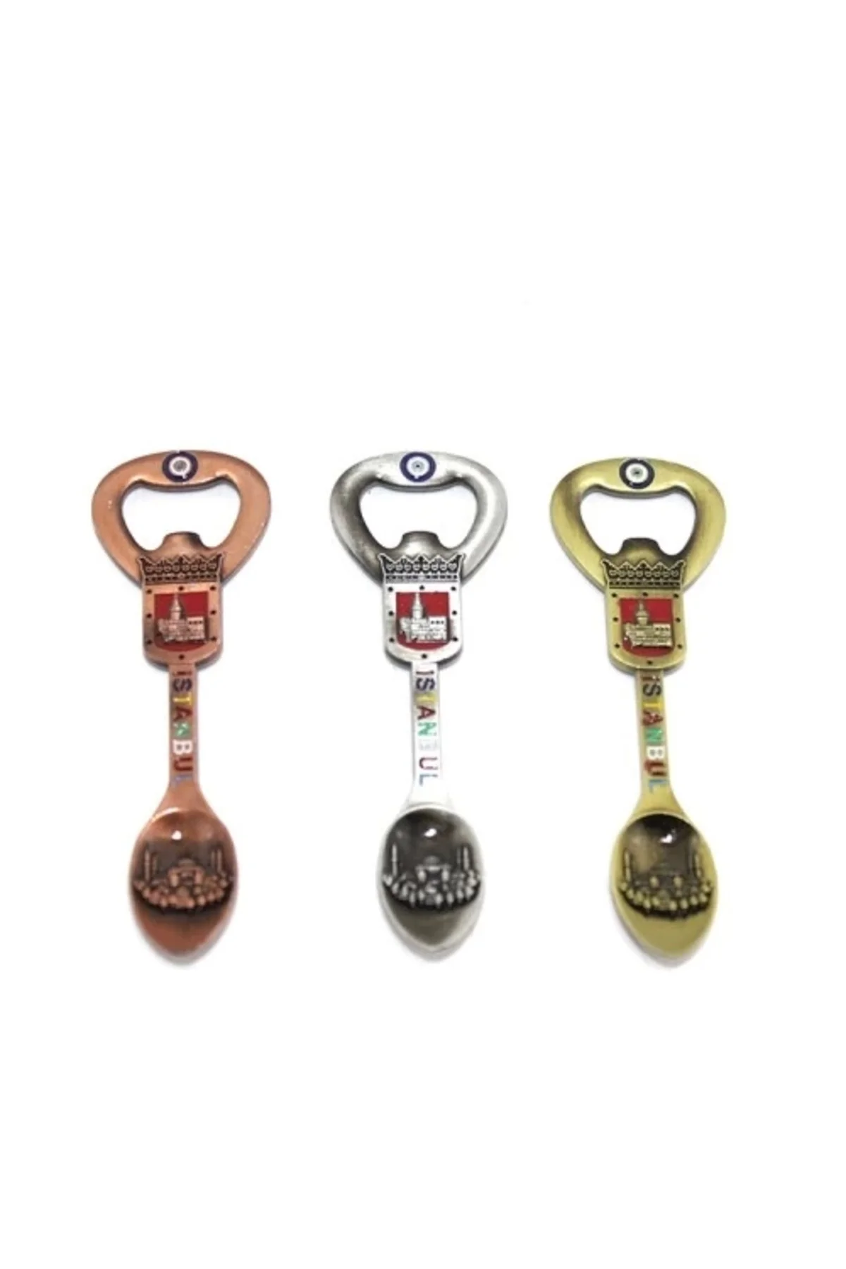 Buğz İstanbul Temalı Metal Magnet Ve Açacak Kaşık Tasarımlı