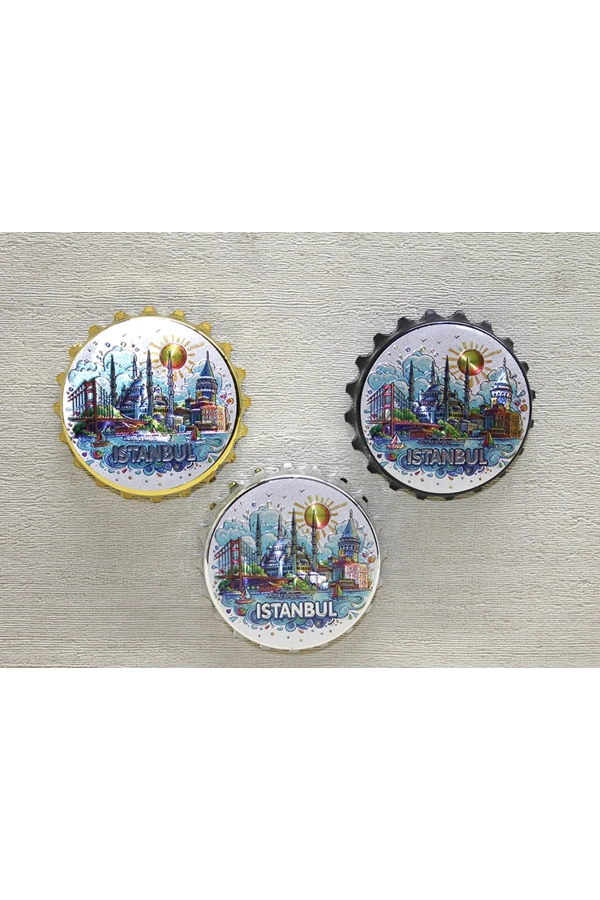 Buğz İstanbul Temalı Gazoz Kapağı Magnet - Model 2