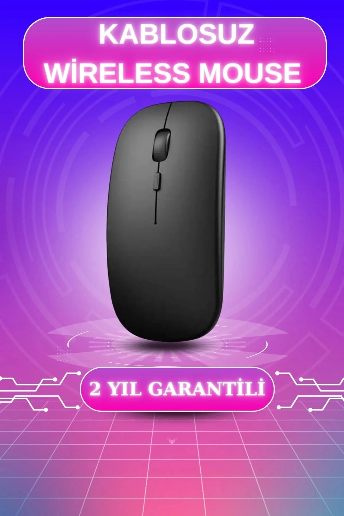 Buğz Kablosuz Mouse Şarjlı Bluetooth Wireless Çift Modlu Sessiz