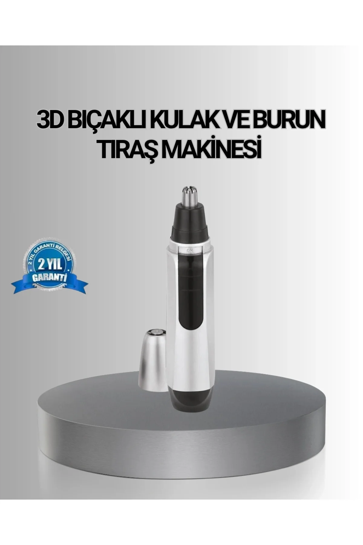 Buğz Kişisel Burun Ve Kulak Tıraş Makinesi 3D Kavisli Ve Kompakt 