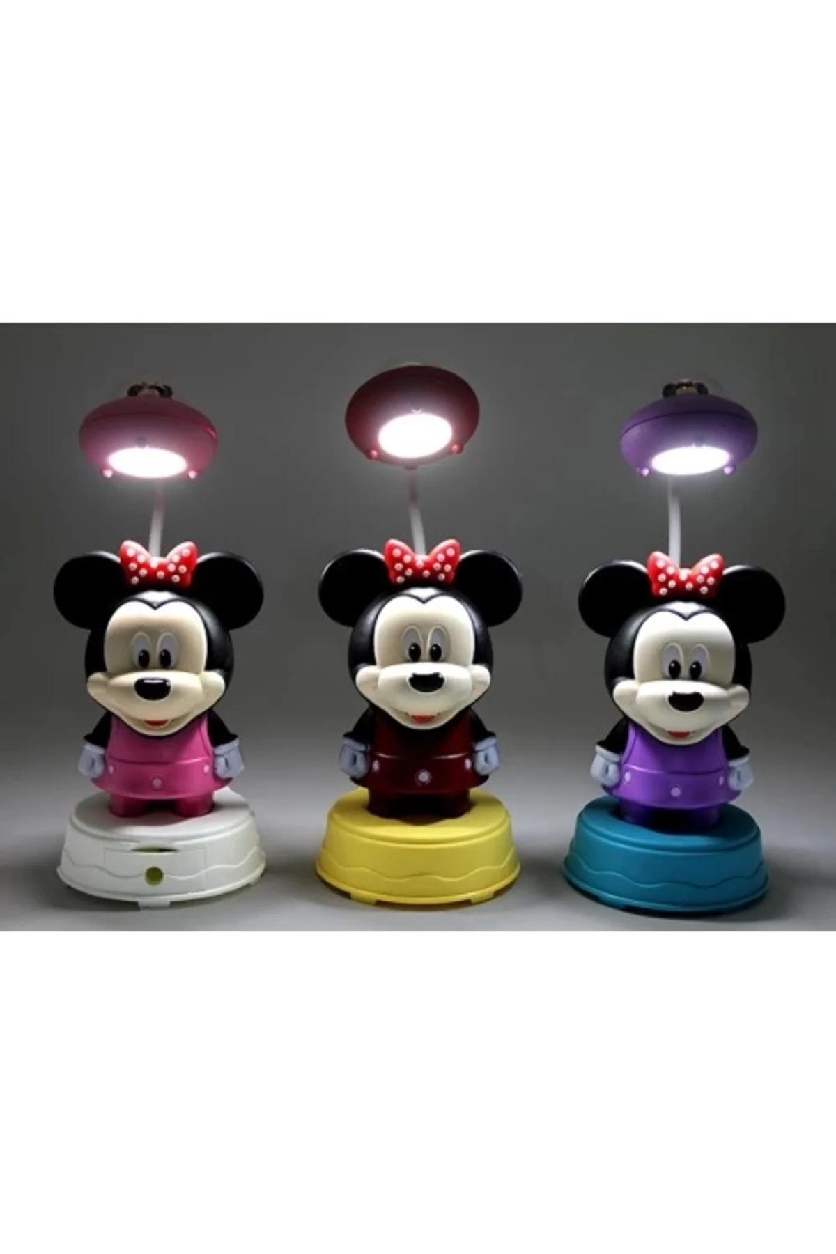 Buğz Mickey Mouse Masa Üstü Lamba Usb Şarjlı Model 1