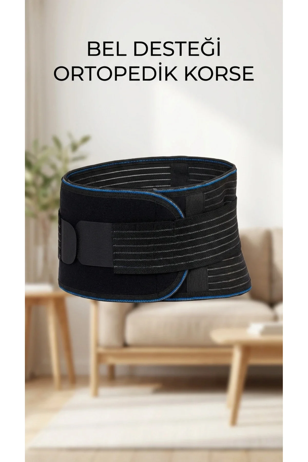 Buğz Nefes Alabilir Unisex Ayarlanabilir Ortopedik Bel Destek Kor