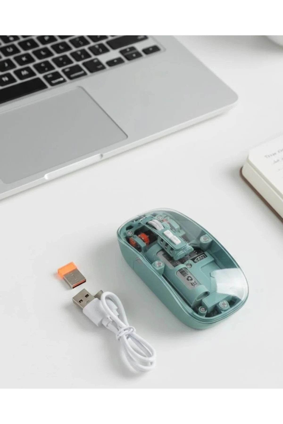 Buğz Pilli Kablosuz Mouse Bluetooth Ve Usb Uyumlu Sessiz Tıklama