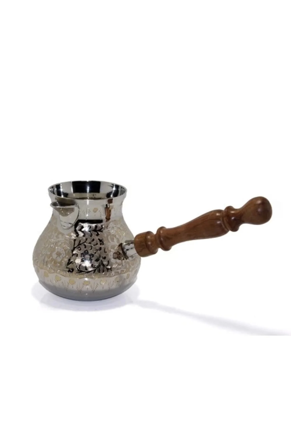 Buğz Pirinç Cezve 5'' Inc Model 4