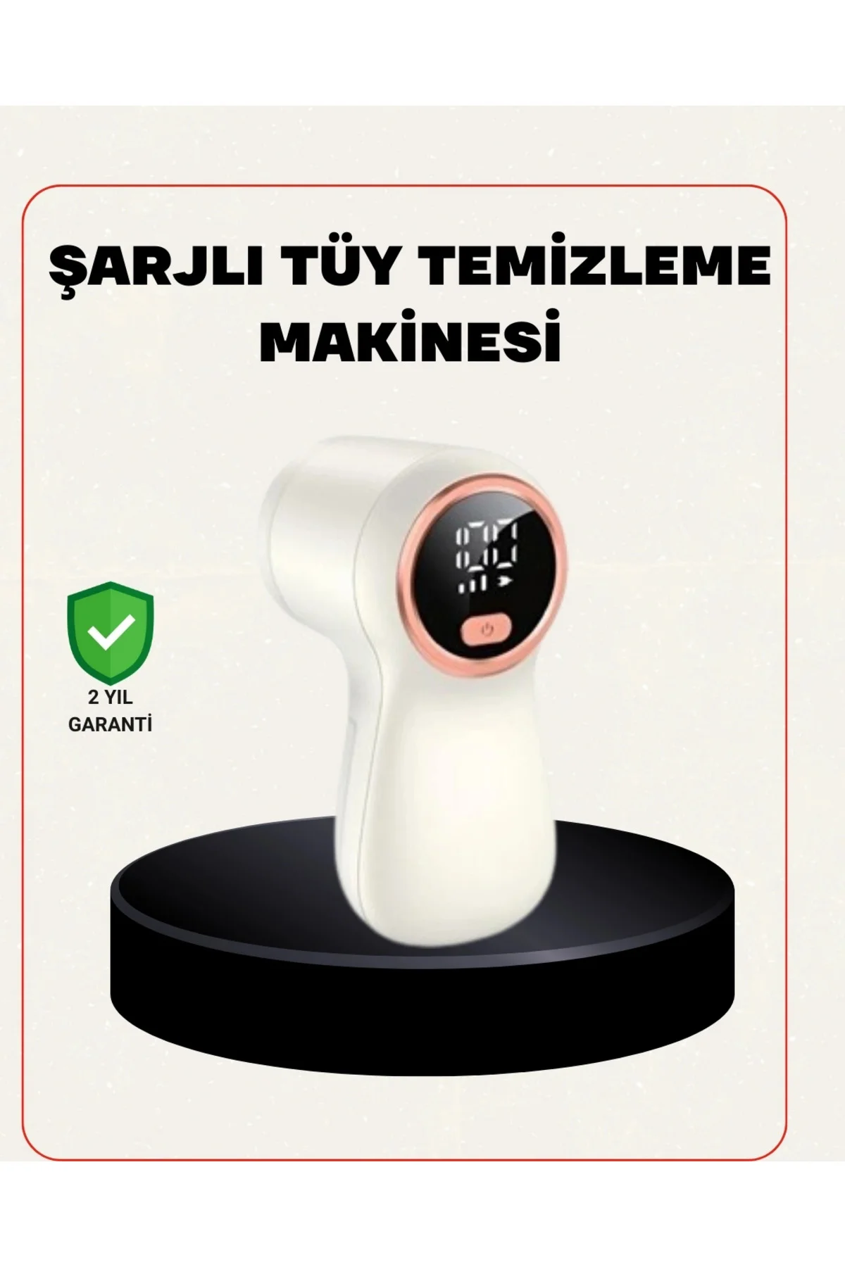 Buğz Şarjlı Tüy Temizleyici Paslanmaz Çelik Bıçaklı