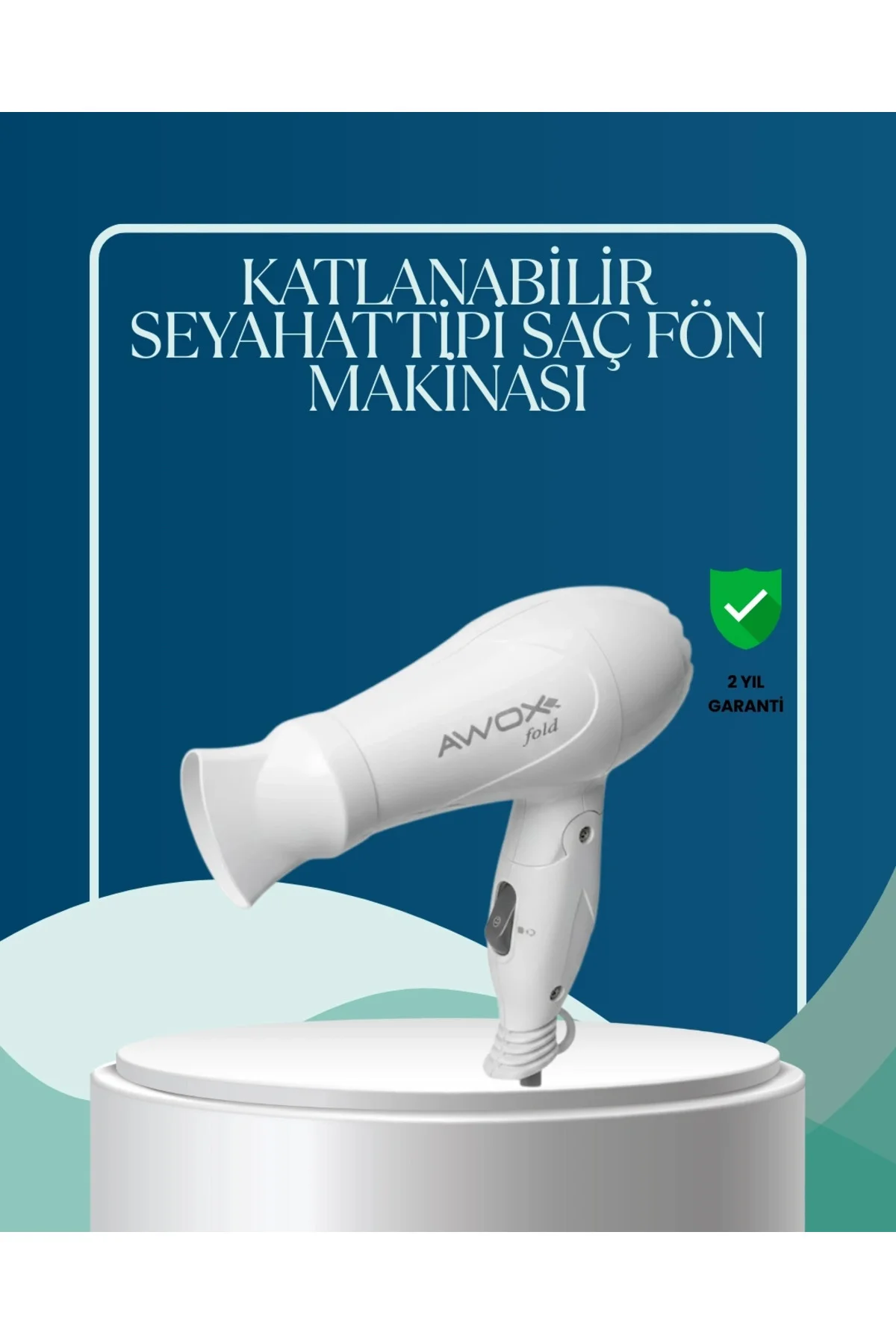 Buğz Seyahat Uyumlu Saç Kurutma Makinesi Hafif Ve Kompakt
