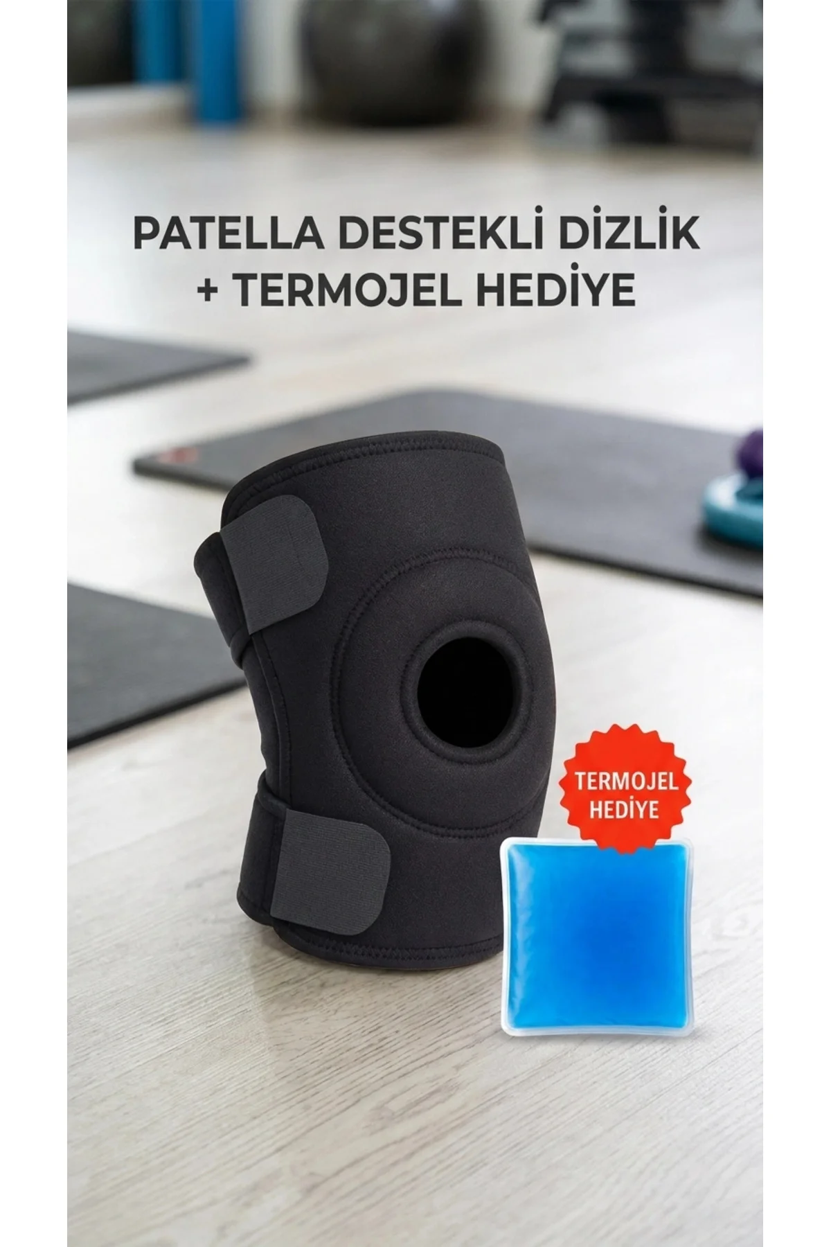 Buğz Sporcu Dizliği Çapraz Bağ Destekli Termojel Hediyeli Korsesi