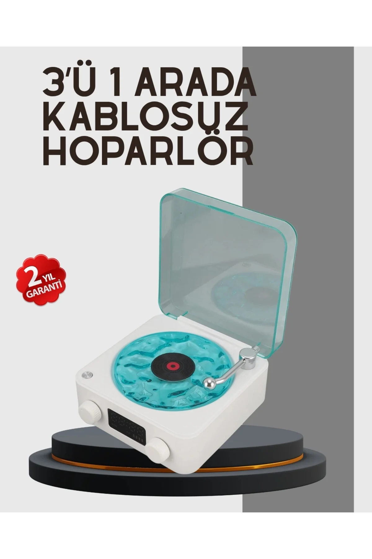 Buğz Stereo Sesli Gece Lambalı Bluetooth Hoparlör – Tasarım