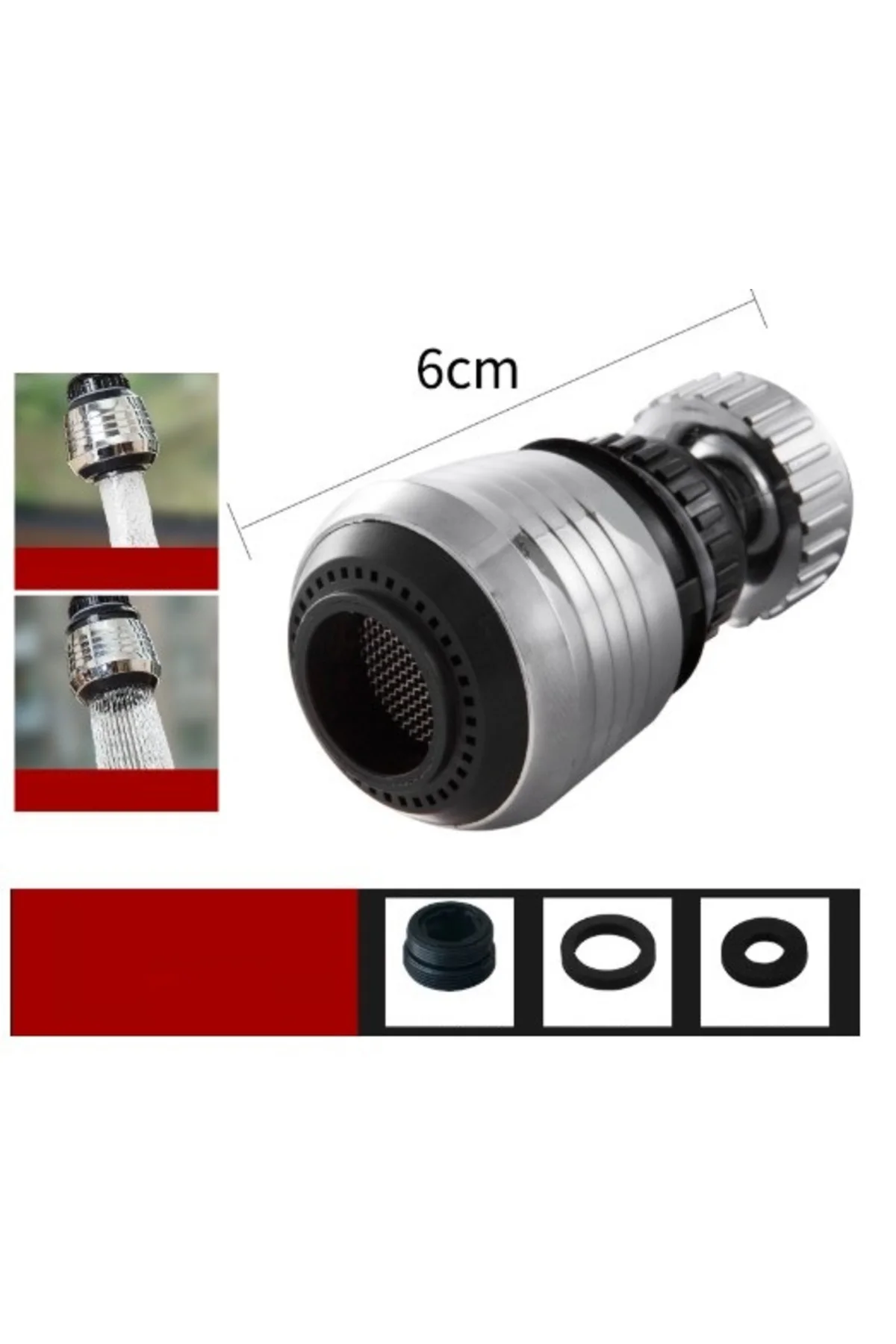 BUĞZ Su Tasarruflu 2 Modlu Musluk Başlığı Kısa