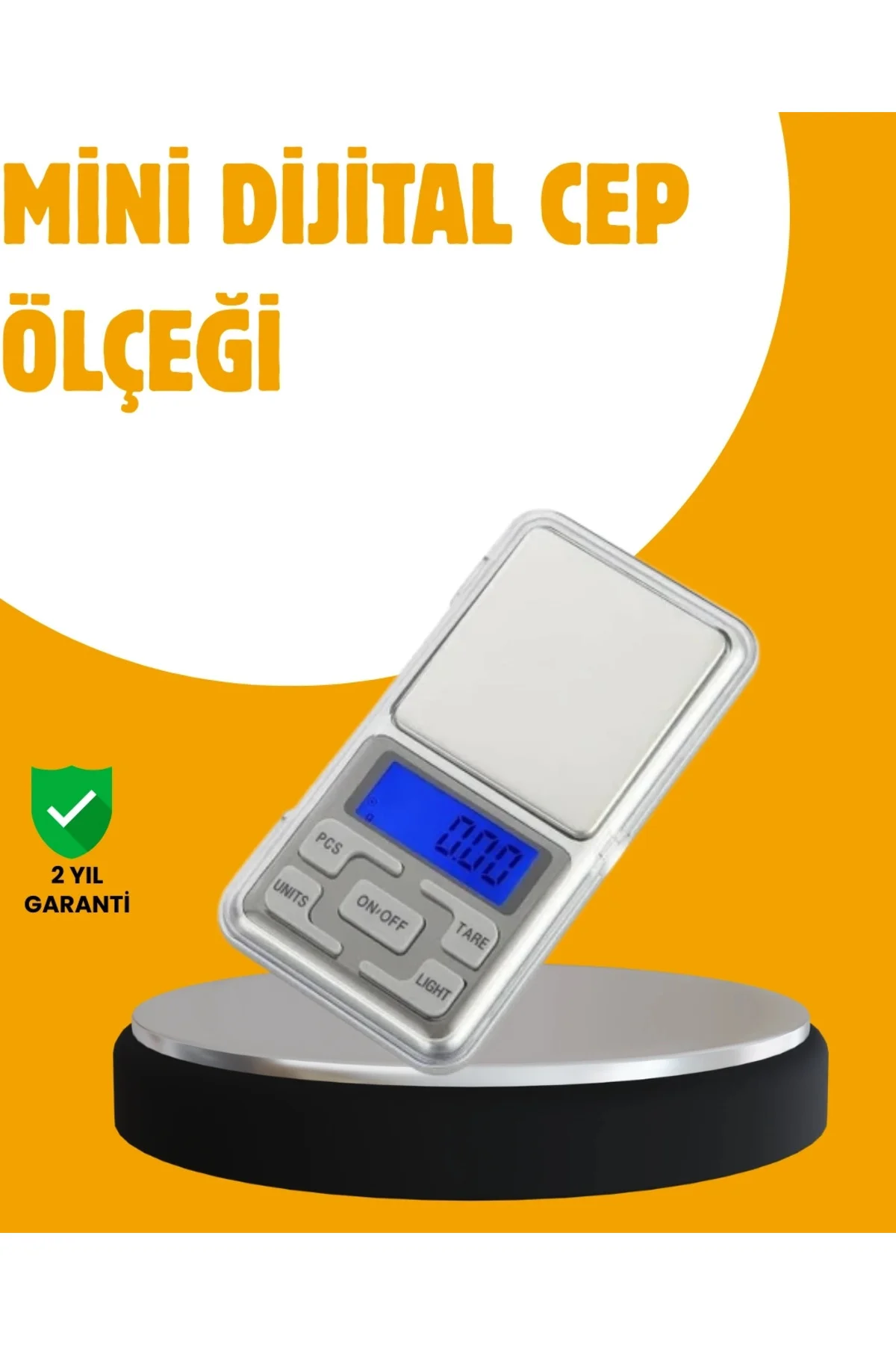 Buğz Taşınabilir Dijital Cep Terazisi 5 Ölçüm Birimli