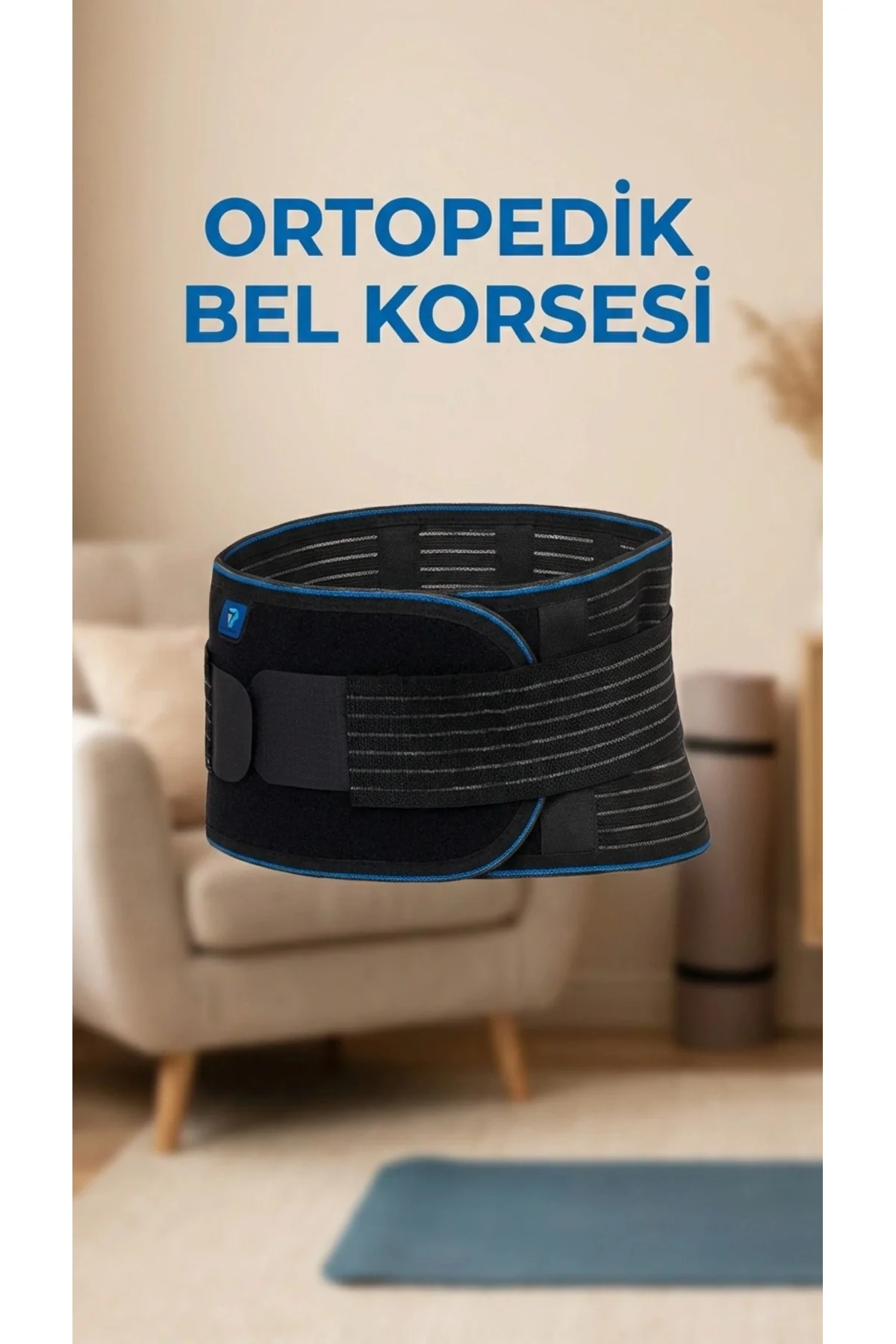 Buğz Unisex Ayarlanabilir Ortopedik Bel Destekli Çalışma Korsesi