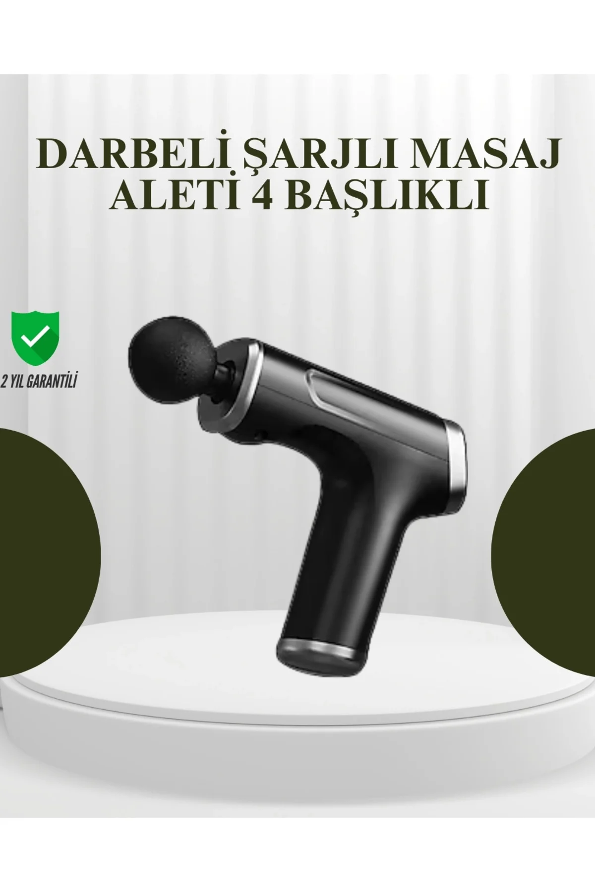 Buğz Usb Type-C Şarjlı Taşınabilir Masaj Tabancası
