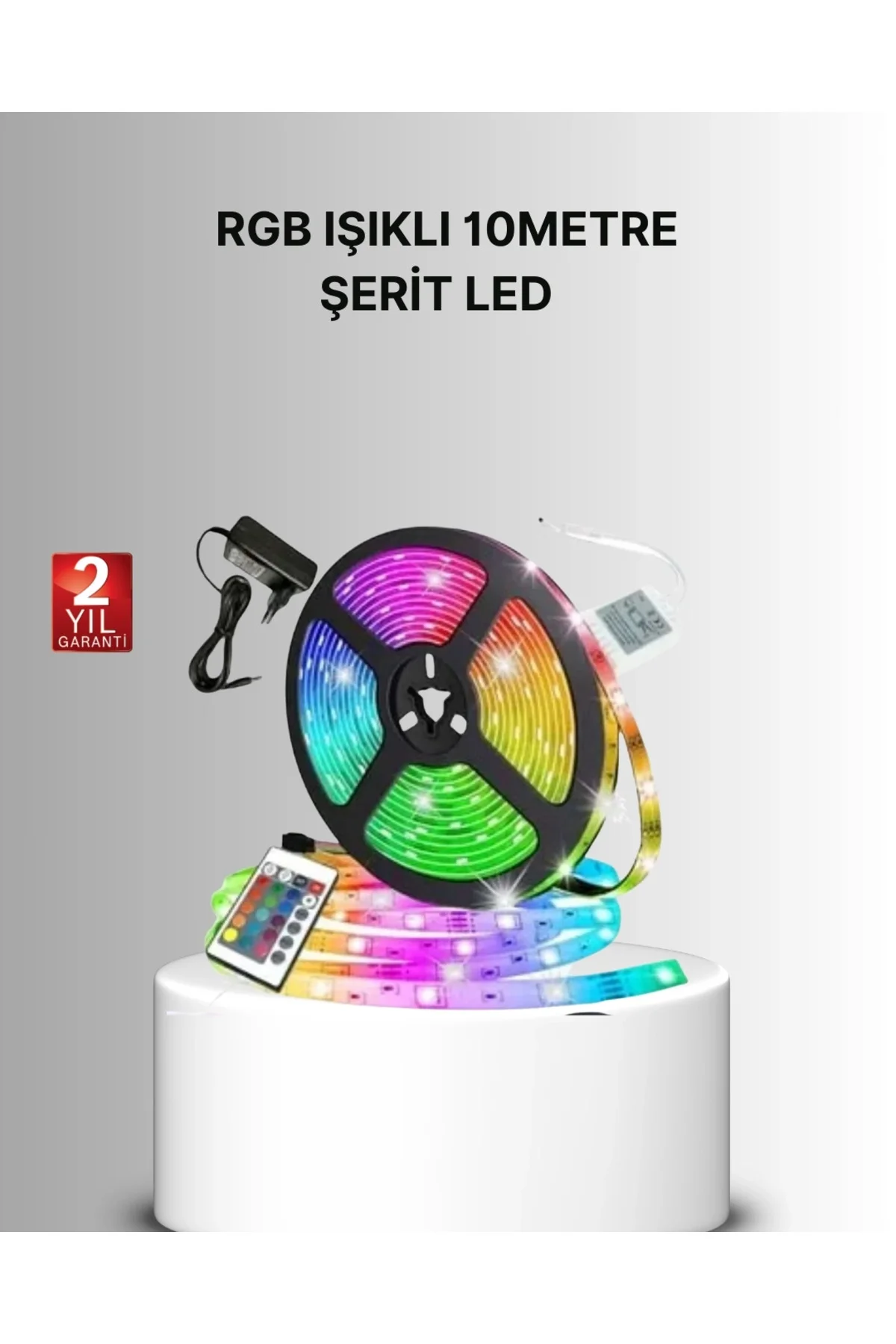 Buğz Uzaktan Kumandalı Rgb Şerit Led Işık Esnek Ve Taşınabilir De