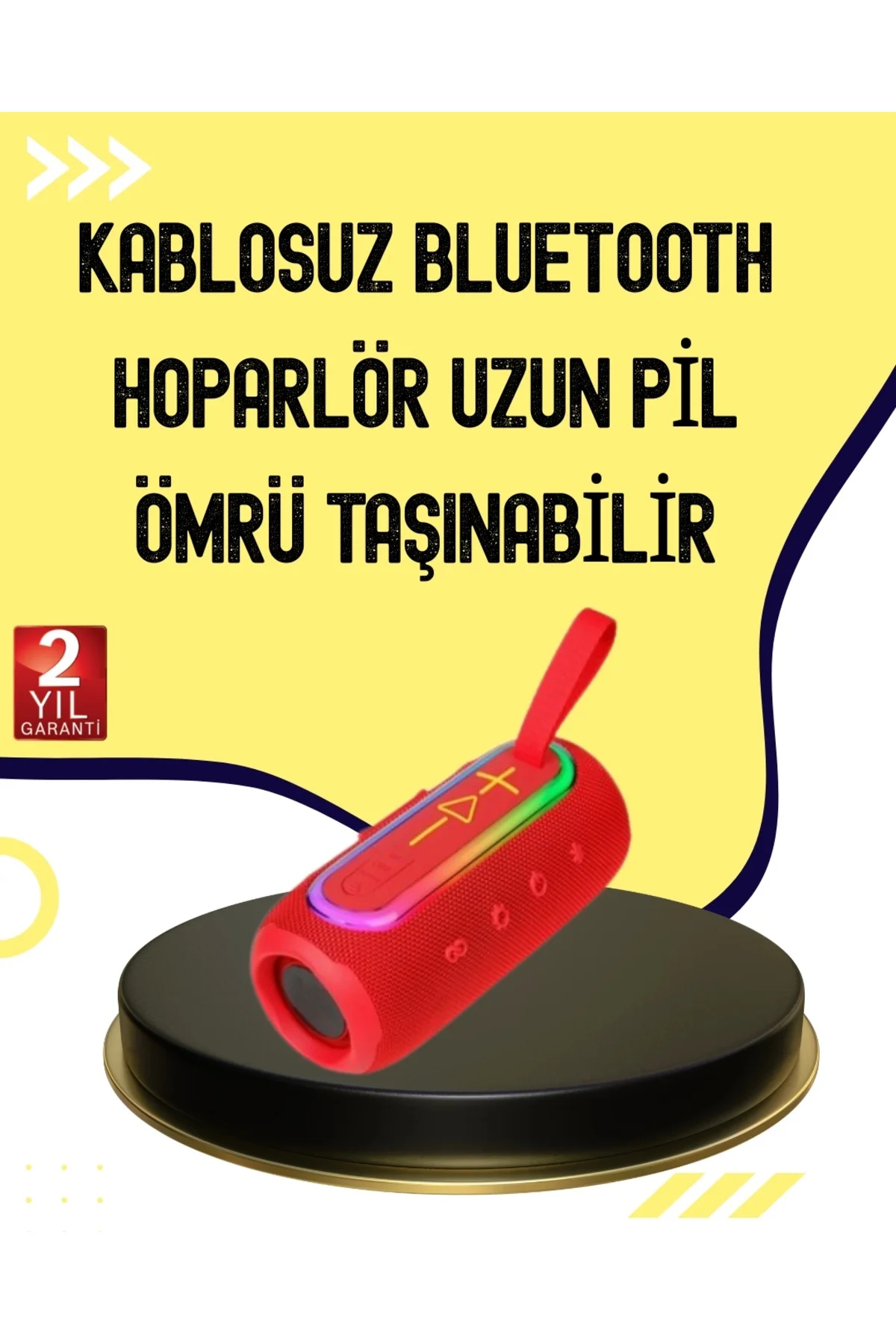 Buğz Uzun Pil Ömürlü Bluetooth 5.1 Hoparlör