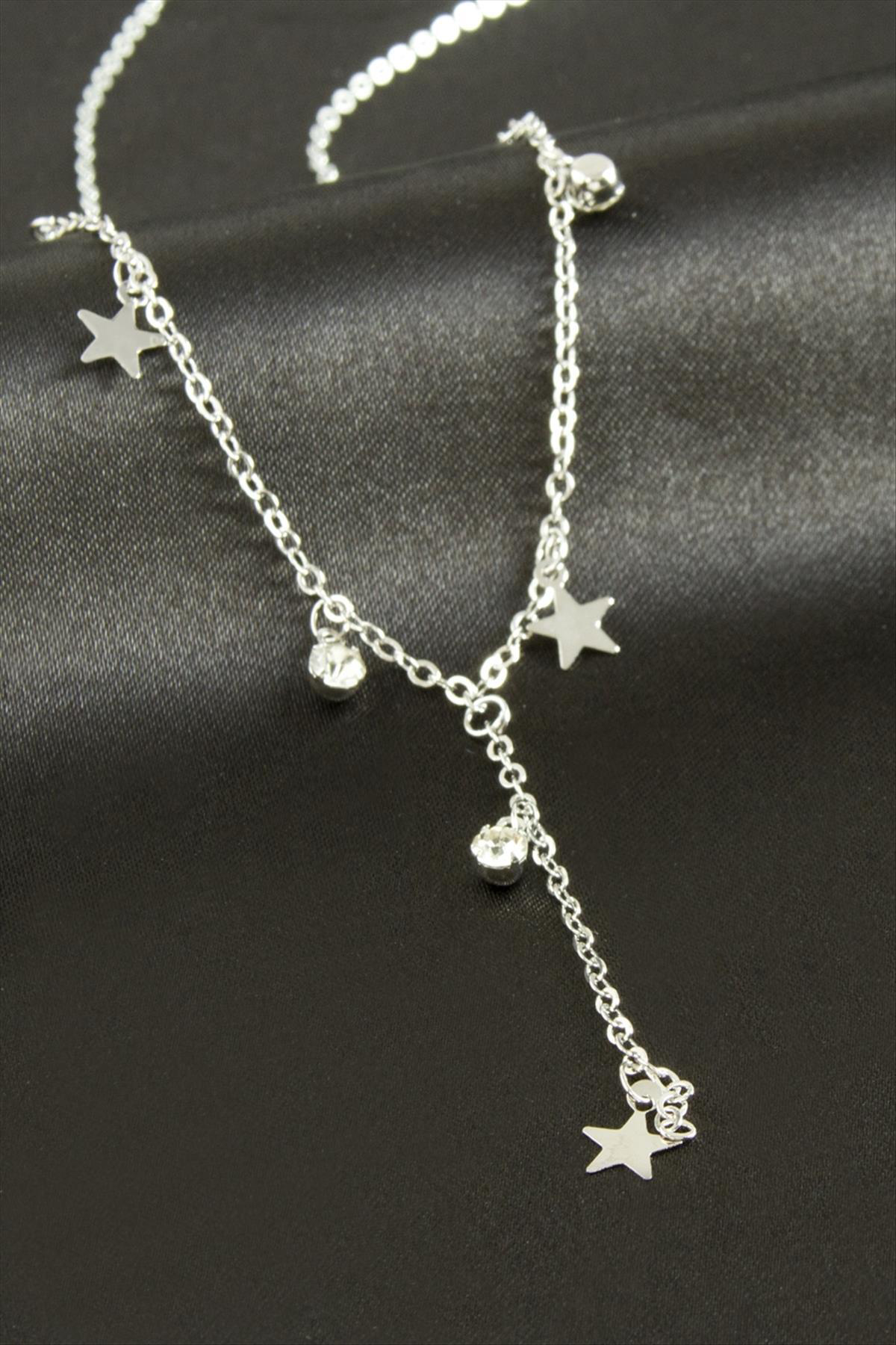 BUĞZ Yıldız Taşlı Y Kolye