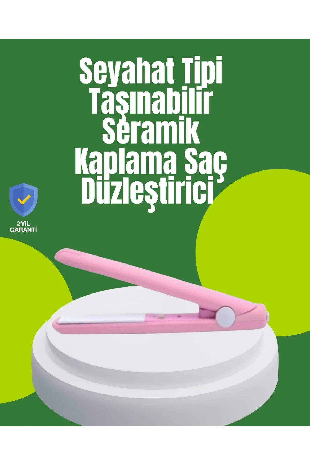 Buğz Yüzer Plakalı Kompakt Bukle Maşası – Elastik Tutuculu, Saç D