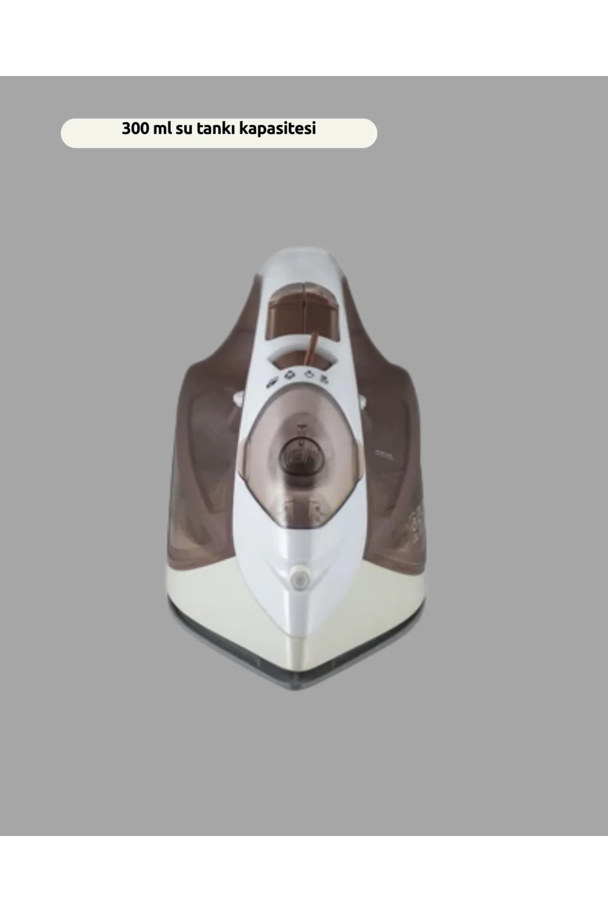 Buharlı Ütü 2200W Kireç Önleyici Self Clean Damlatmaz Kahverengi 