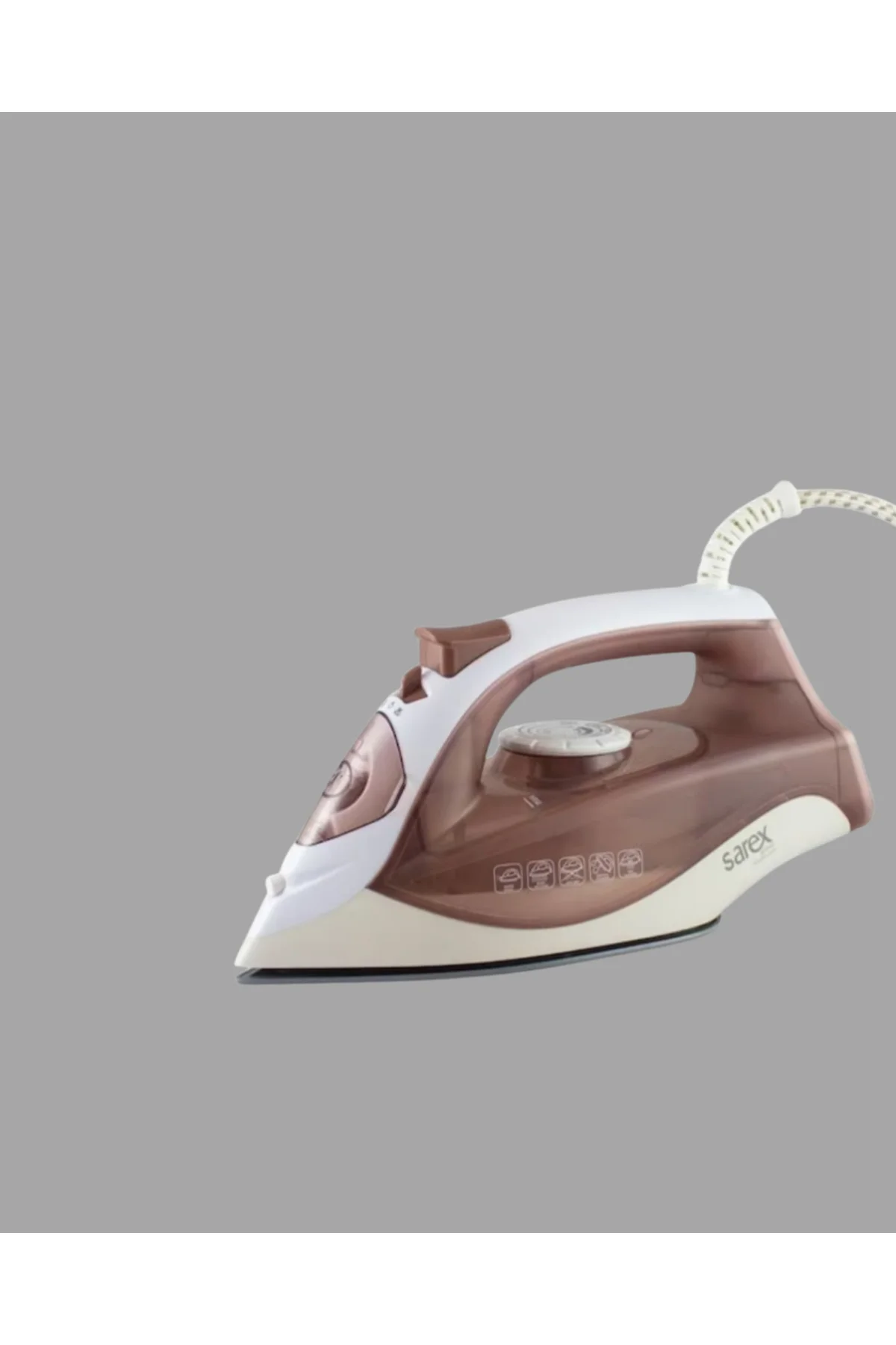 Buharlı Ütü 2200W Kireç Önleyici Self Clean Damlatmaz Kahverengi 