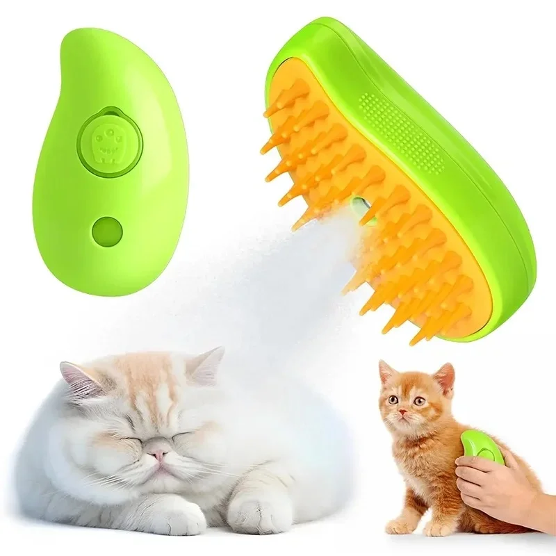 Buharlı Yumuşak Silikon Uçlu Kedi - Köpek Tüy Tarama Tarağı Yıkama Tımar Fırçası Buharlı Yumuşak Silikon Uçlu Kedi - Köpek Tüy Tarama Tarağı Yıkama Tımar Fırçası
